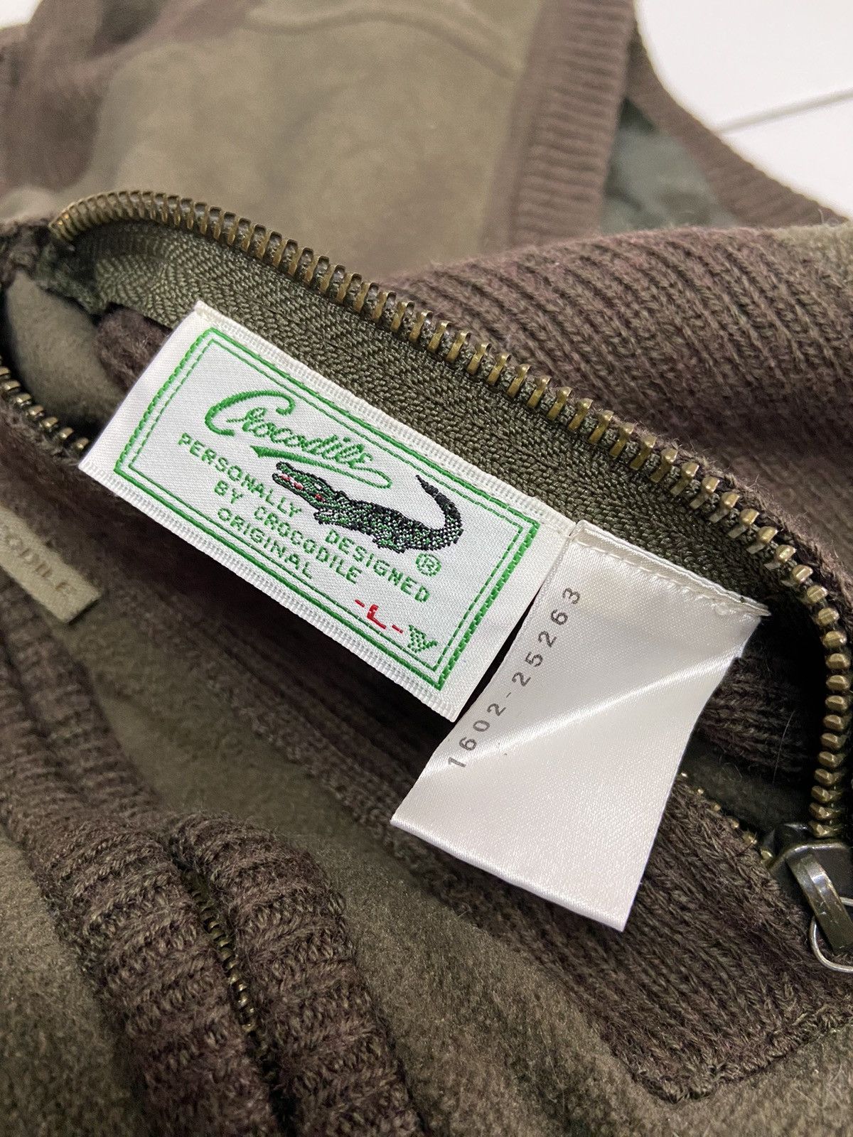 Japanese Brand CROCODILE JAPANESE BRAND WOOL ZIPPER VEST Size US L / EU 52-54 / 3 - 8 Thumbnail
