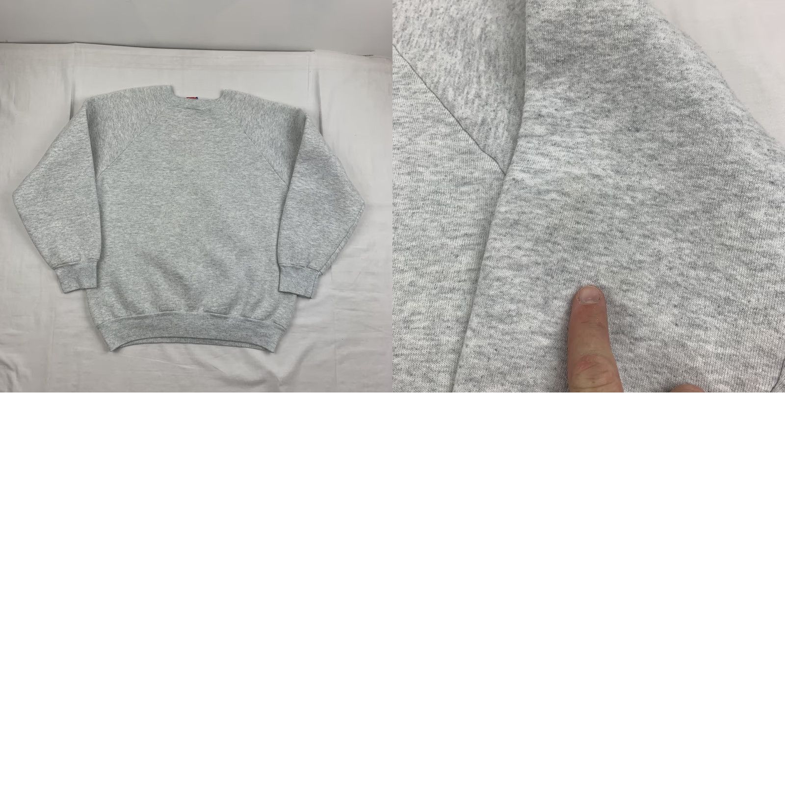 Fruit Of The Loom Vintage Christmas Sweatshirt Adult Medium Gray Merry Christmas To Yall Santa 90s Size US M / EU 48-50 / 2 - 8 Thumbnail