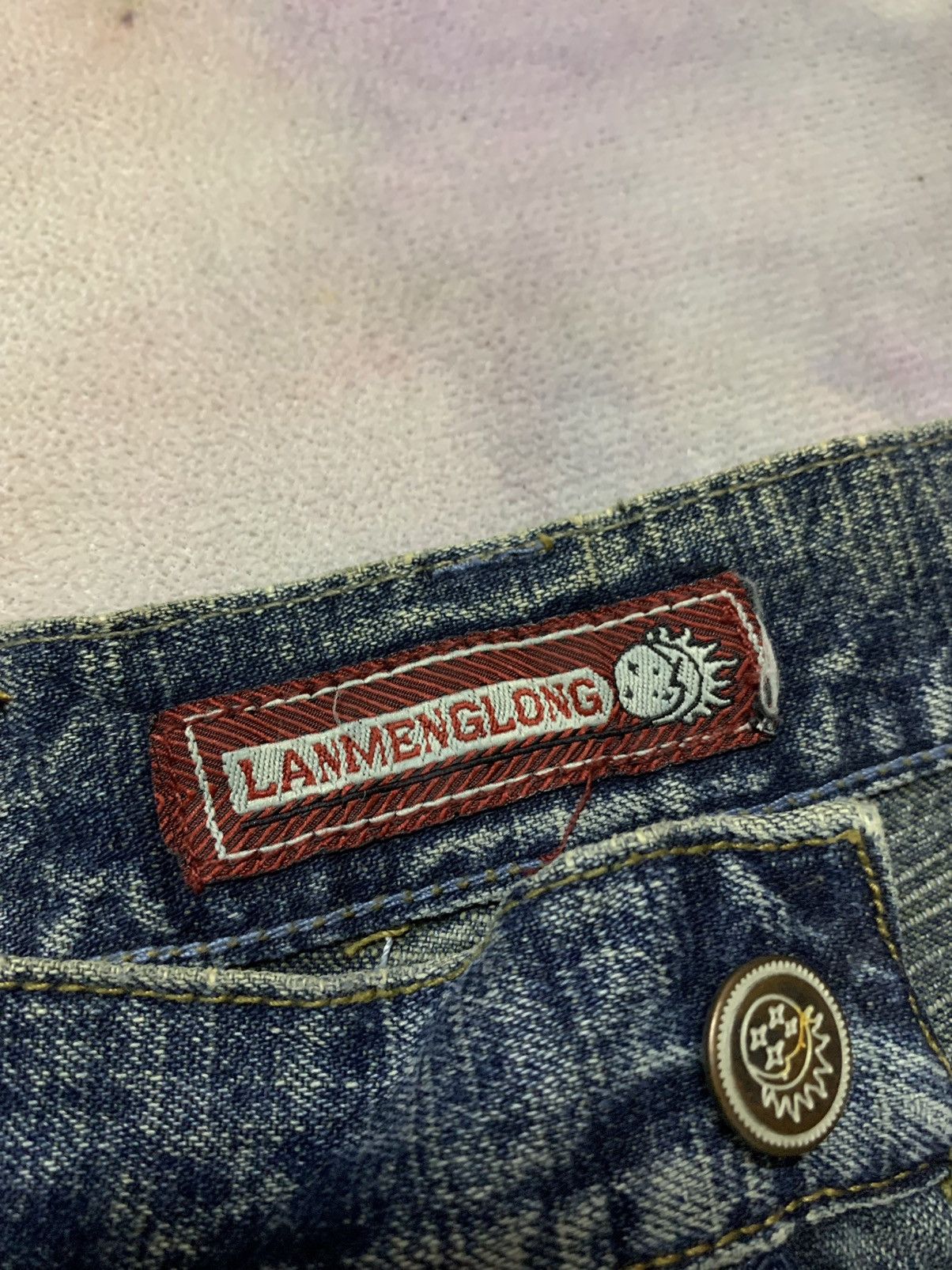 Hysteric Glamour Flare Japanese Brand LANMENGLONG Washed Denim Loose Size US 32 / EU 48 - 8 Thumbnail