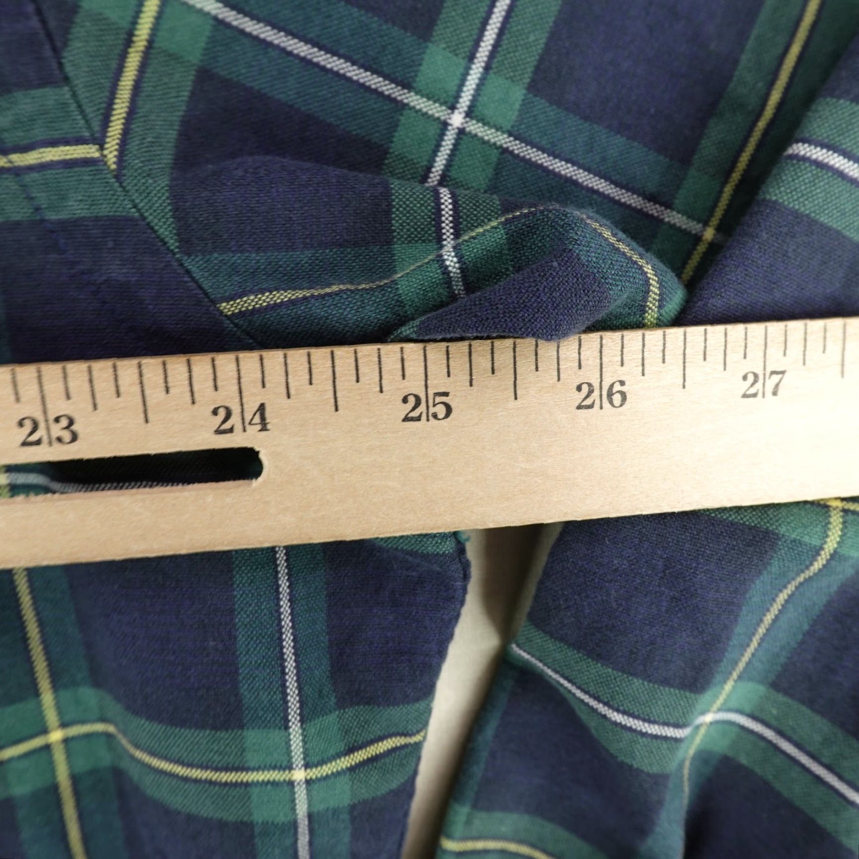 Ralph Lauren VINTAGE Ralph Lauren Shirt Mens XL Blue Green Plaid Flannel Button-Up Pony Logo (Classic Outdoor Preppy) Men’s XL Blue Plaid Shirt Size US XL / EU 56 / 4 - 6 Thumbnail