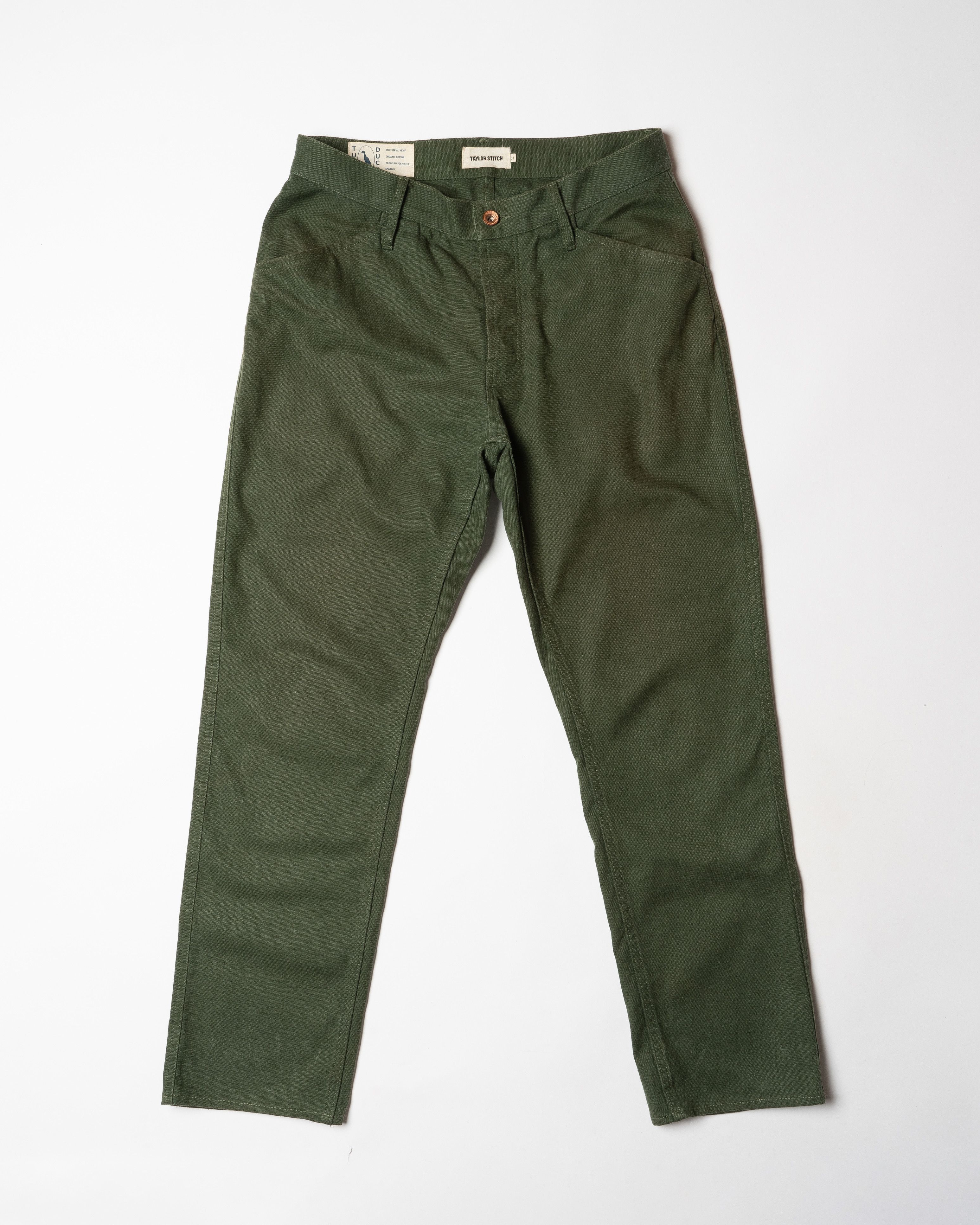 Taylor Stitch 🔵TAYLOR STITCH The Camp Pant Heather Olive Twill Size US 31 - 3 Thumbnail