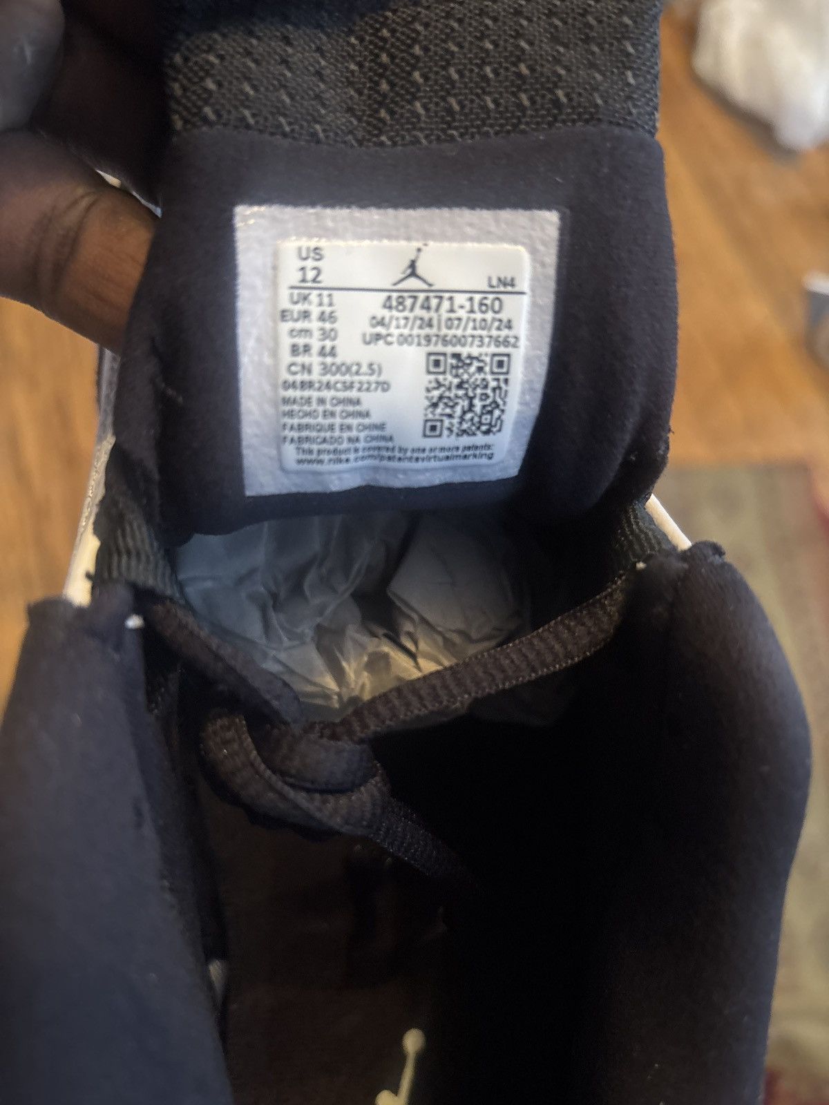 Jordan Brand Air Jordan 14 black toe Size US 12 / EU 45 - 4 Thumbnail