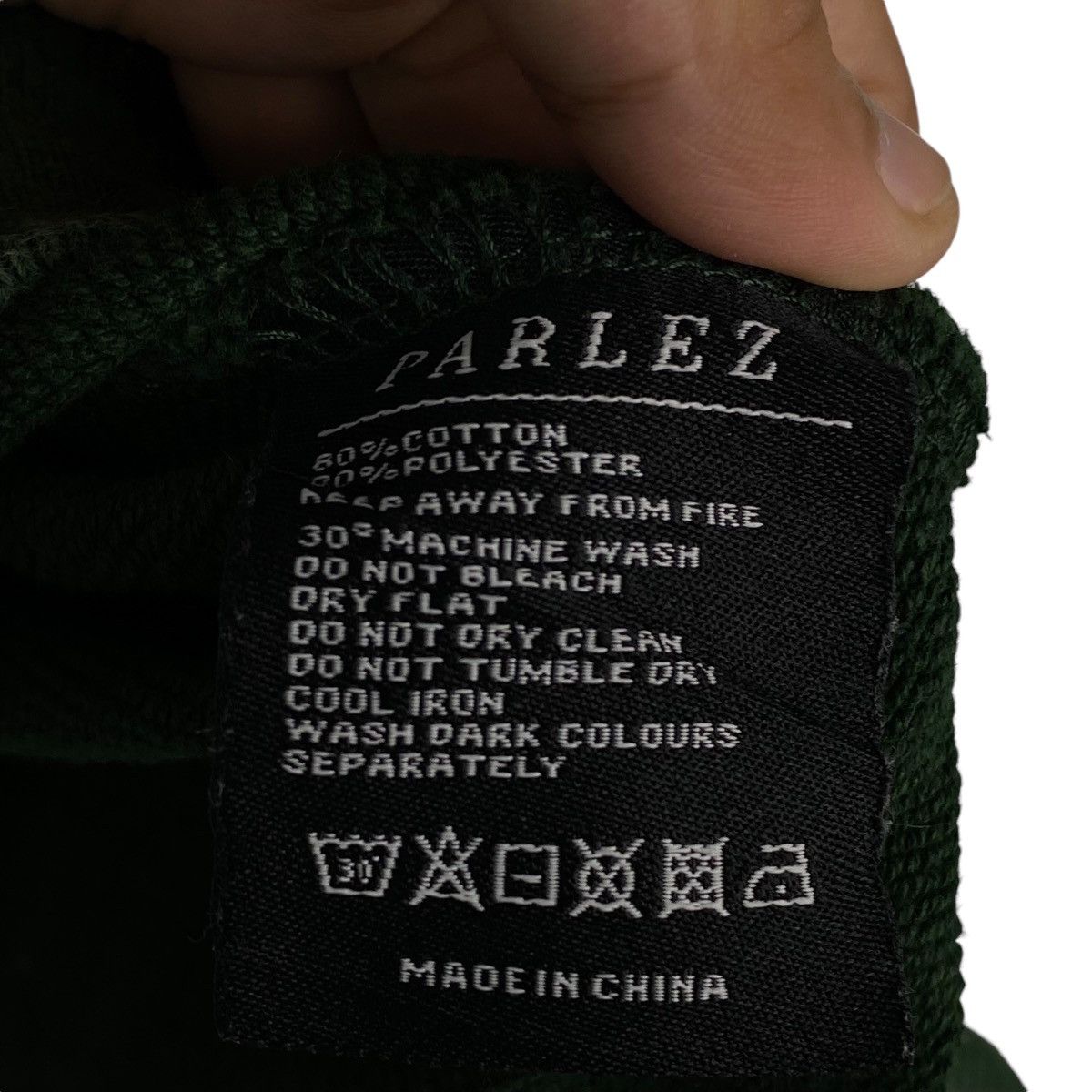 Parlez × Vintage Vintage Parlez Embroidered Crewneck Sweatshirt Green Size US L / EU 52-54 / 3 - 6 Thumbnail