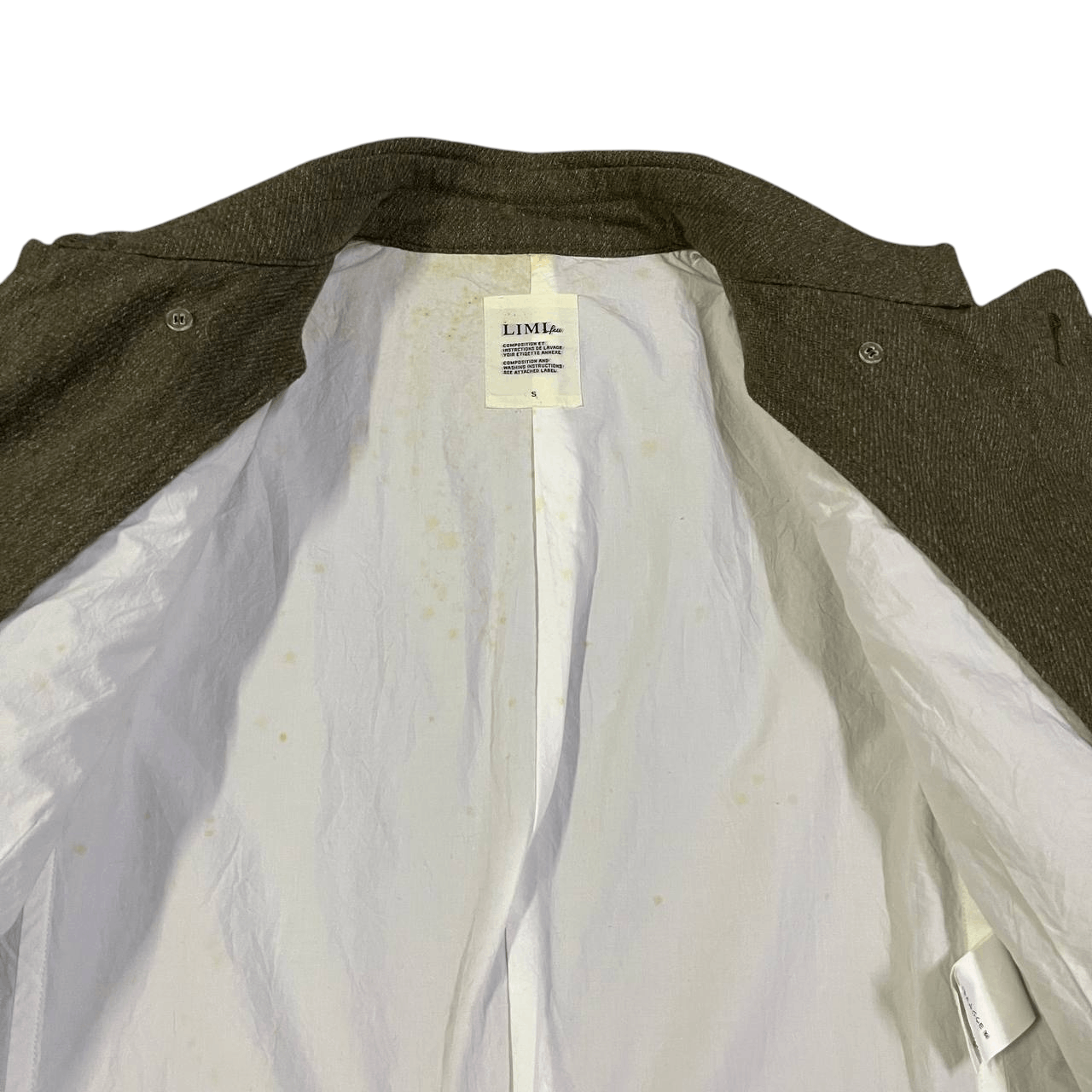 Yohji Yamamoto AW98 Yohji Yamamoto Limi Feu Wool Jacket Size US S / EU 44-46 / 1 - 8 Thumbnail