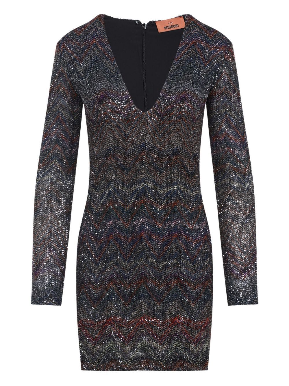 Missoni V-NECKED SHORT DRESS Size S / US 4 / IT 40 - 1 Thumbnail