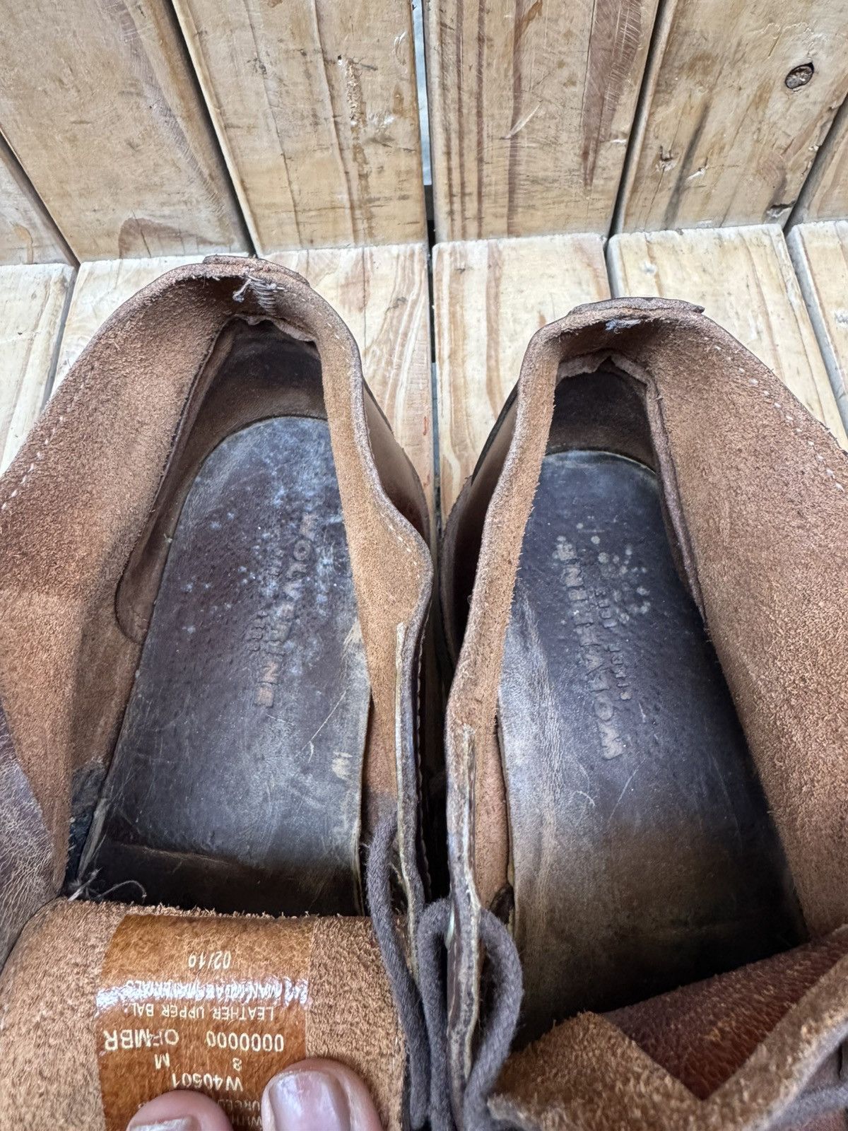 Wolverine Wolverine brown Men’s Chukka leather boots sz US 8 M UK 7 Size US 8 / EU 41 - 23 Thumbnail