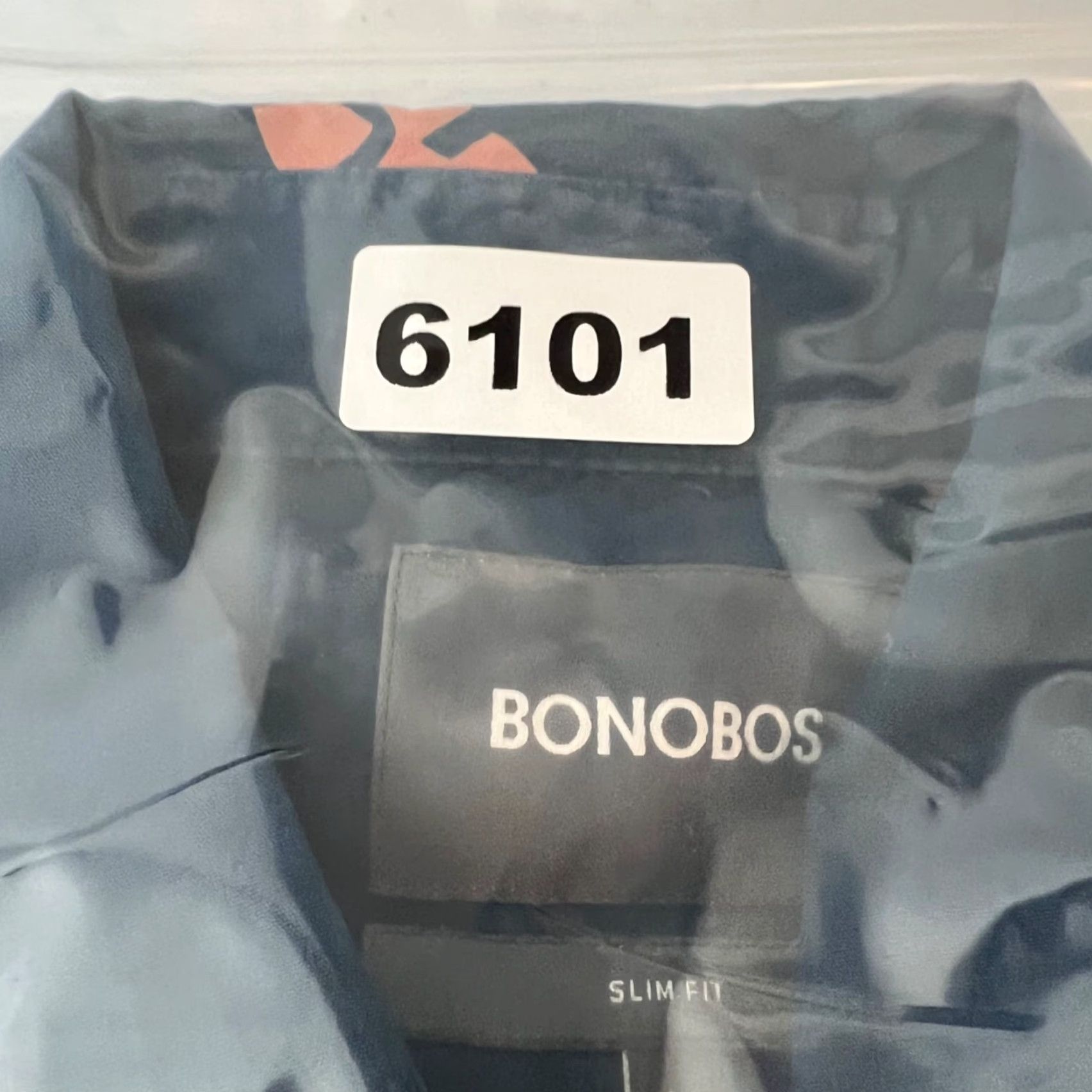 Bonobos Bonobos Shirt Mens Medium Blue Slim Fit Short Sleeve Button-Up Pink Zebra Print Size US M / EU 48-50 / 2 - 7 Thumbnail