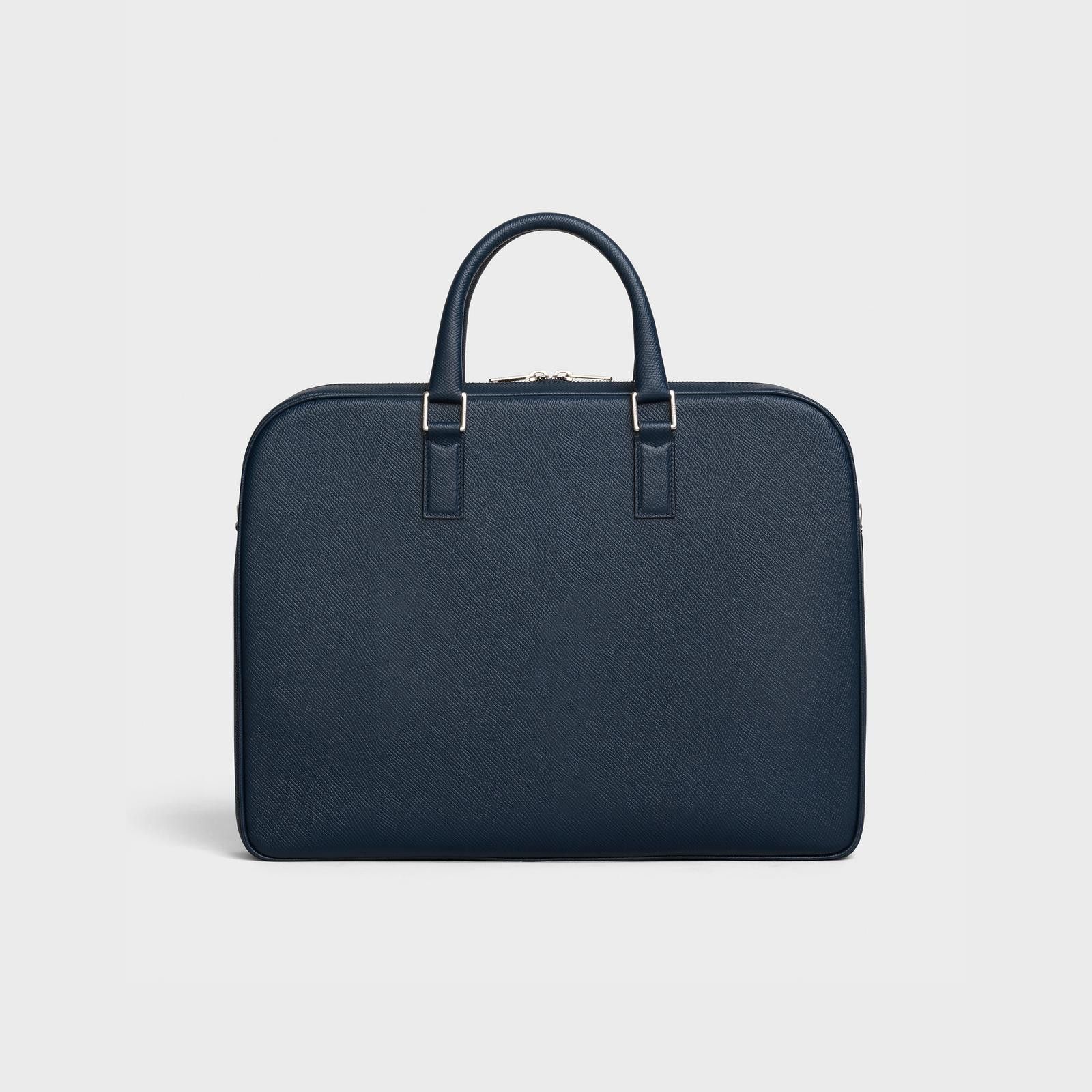 Celine o1bcso1str1124 Size: OS / Medium Briefcase in Navy Blue Size ONE SIZE - 3 Thumbnail