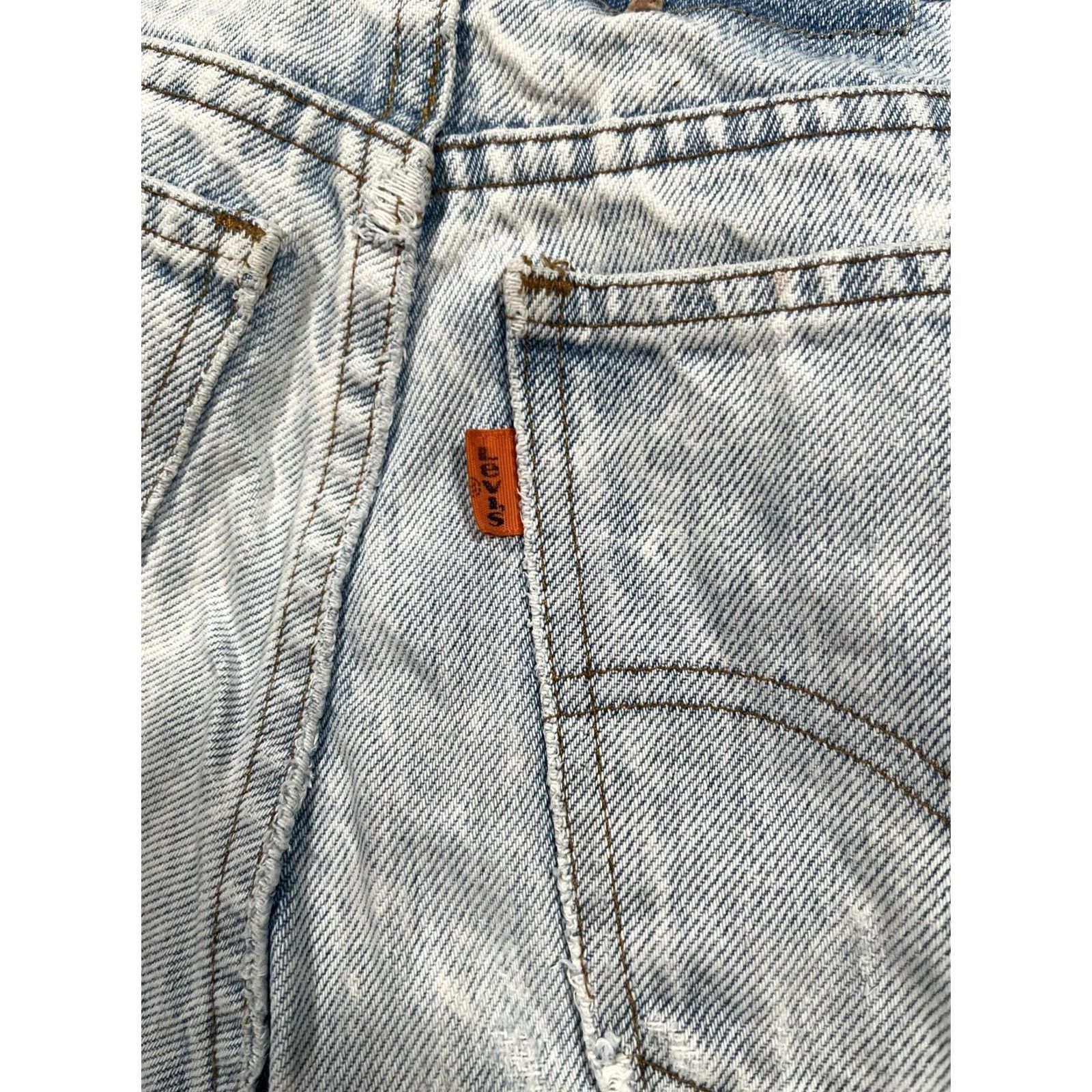 Levi's VINTAGE Levi's Jeans Womens Blue Acid Wash Mickey Disney 90s VTG Read Size 26" / US 2 / IT 38 - 4 Thumbnail