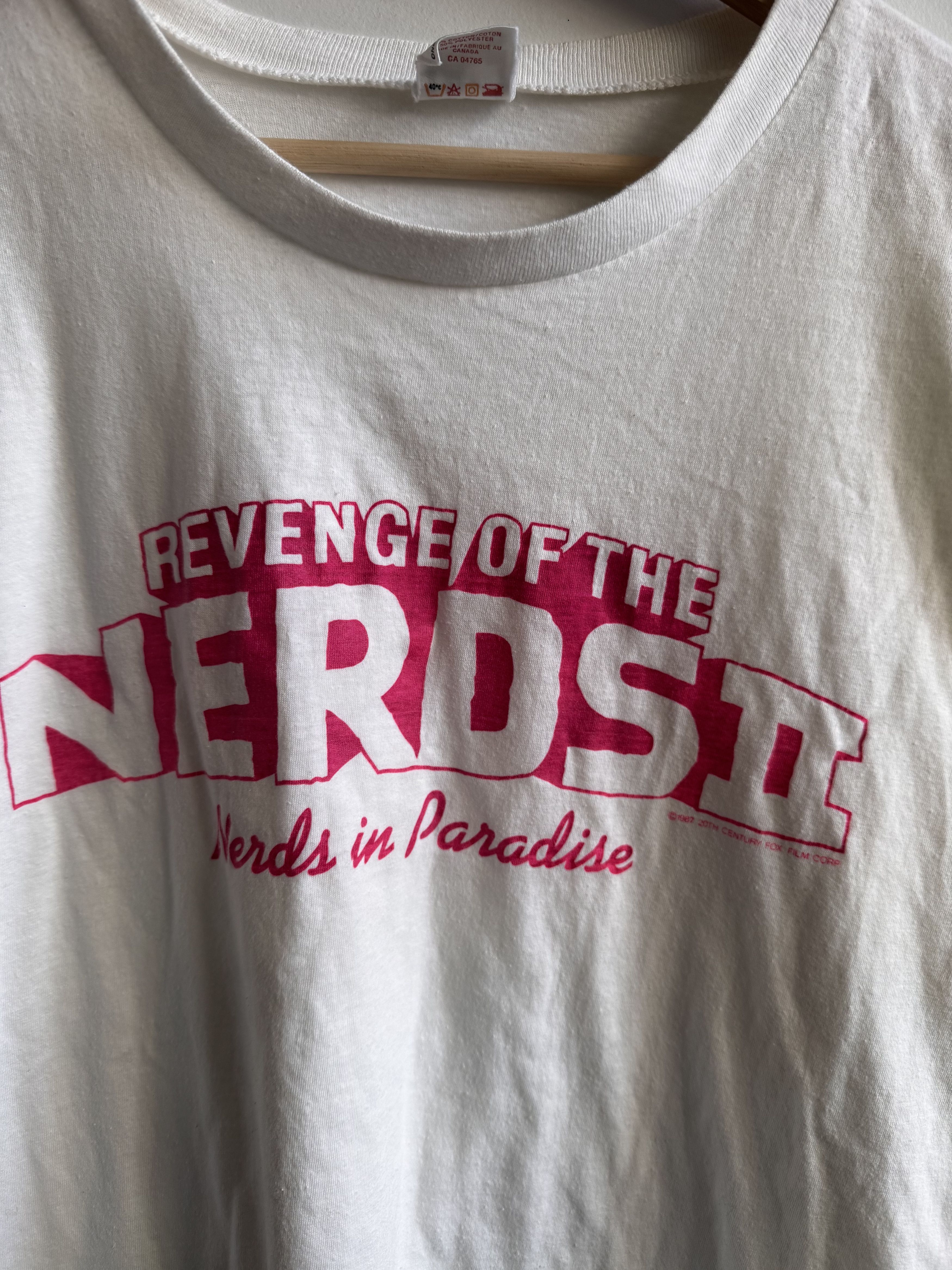 Vintage 80s Revenge of the nerds 2 movie promo Tshirt Size fits M Size US M / EU 48-50 / 2 - 3 Thumbnail