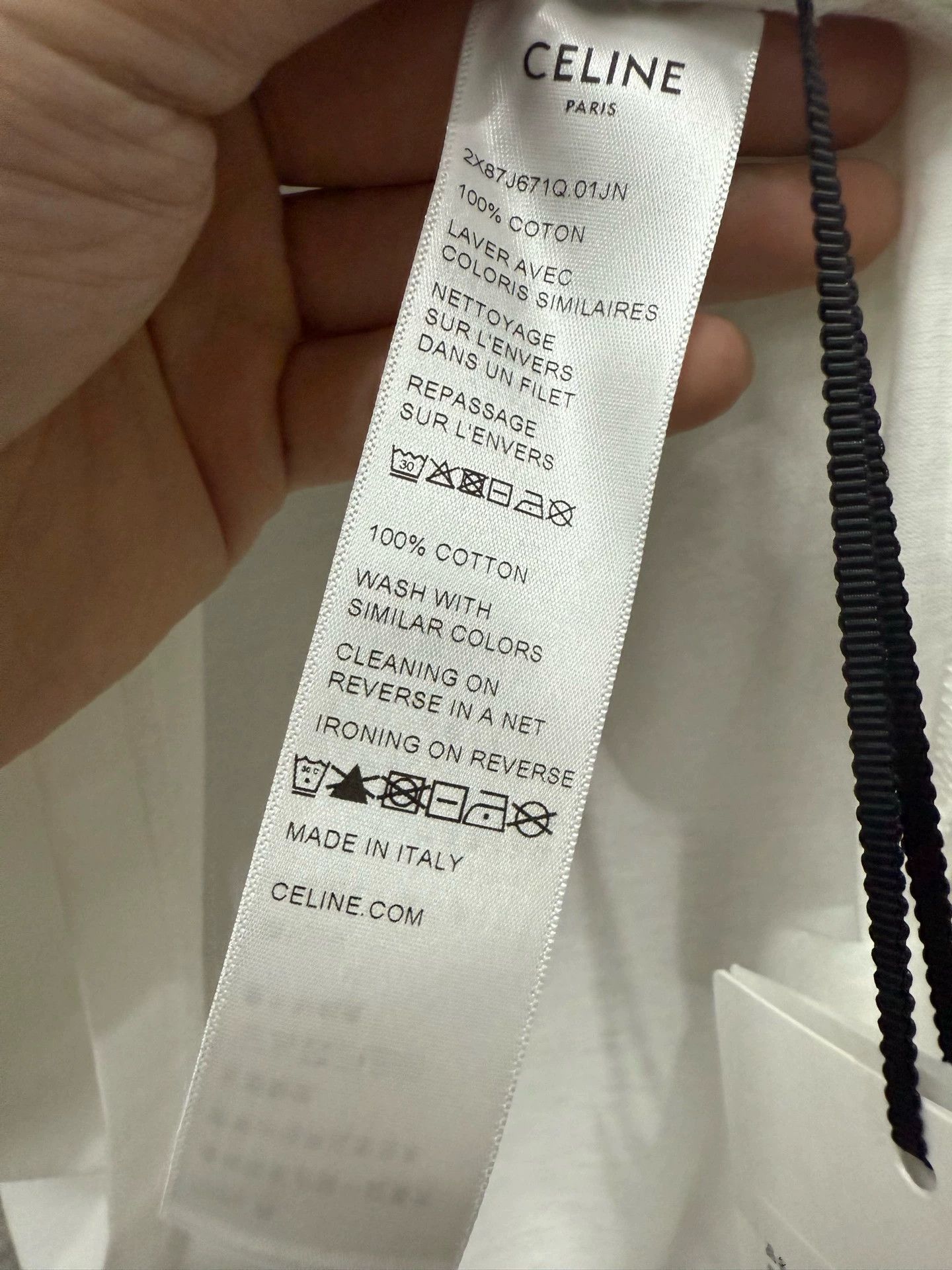 Celine Celine short sleeve t-shirt M new Size M / US 6-8 / IT 42-44 - 6 Thumbnail