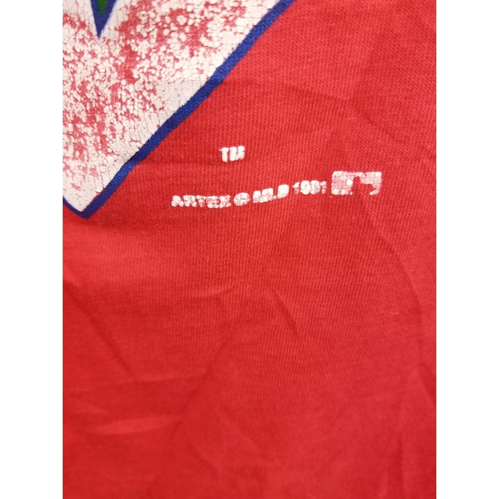 MLB VINTAGE Philadelphia Phillies MLB SINGLE STITCH Red T-Shirt Mens XXL Size 2XL 91' Red Cotton Jersey Short Sleeve Round Neck Size US XXL / EU 58 / 5 - 3 Thumbnail