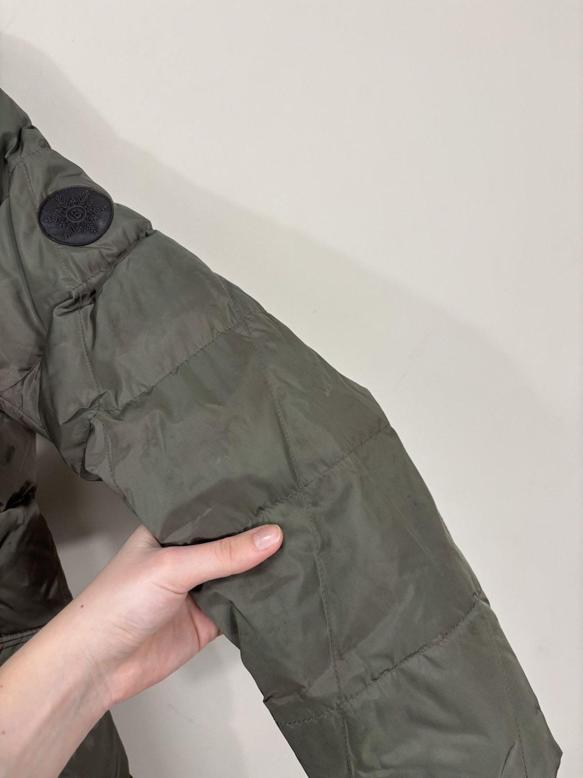 Bogner Bogner Willy Limonta Women’s Khaki Down Puffer Jacket Coat Size M / US 6-8 / IT 42-44 - 17 Thumbnail