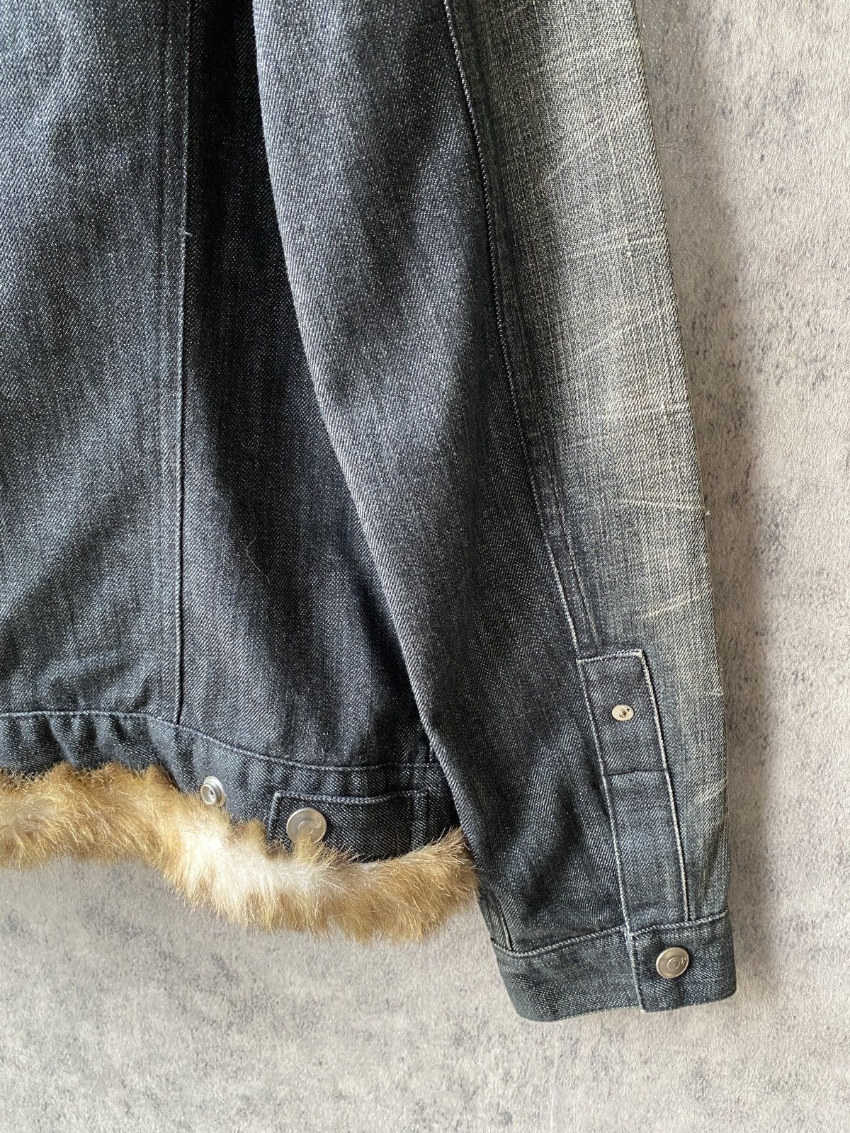 Japanese Brand Levi’s Star Japan Design Fur Denim Jacket Size US M / EU 48-50 / 2 - 12 Thumbnail