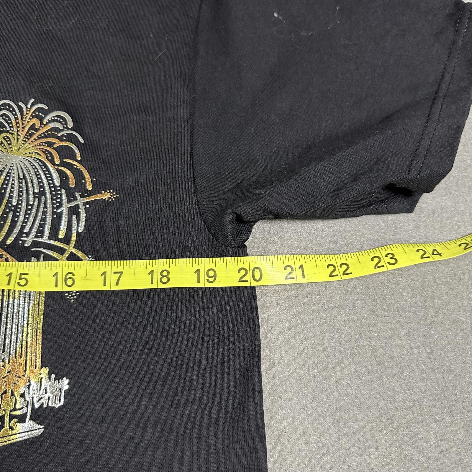 Other Vintage NWT Excalibur Vegas Textured Graphic T-shirt Black M Size US M / EU 48-50 / 2 - 6 Thumbnail