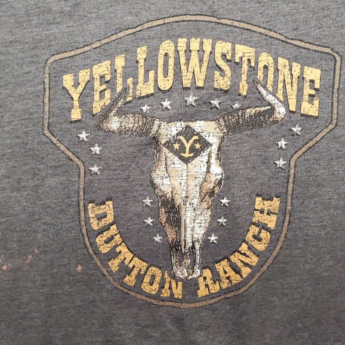Vintage VINTAGE Yellowstone Dutton Ranch Sweatshirt Womens Small Gray Crewneck Pullover Fleece Size S / US 4 / IT 40 - 3 Thumbnail