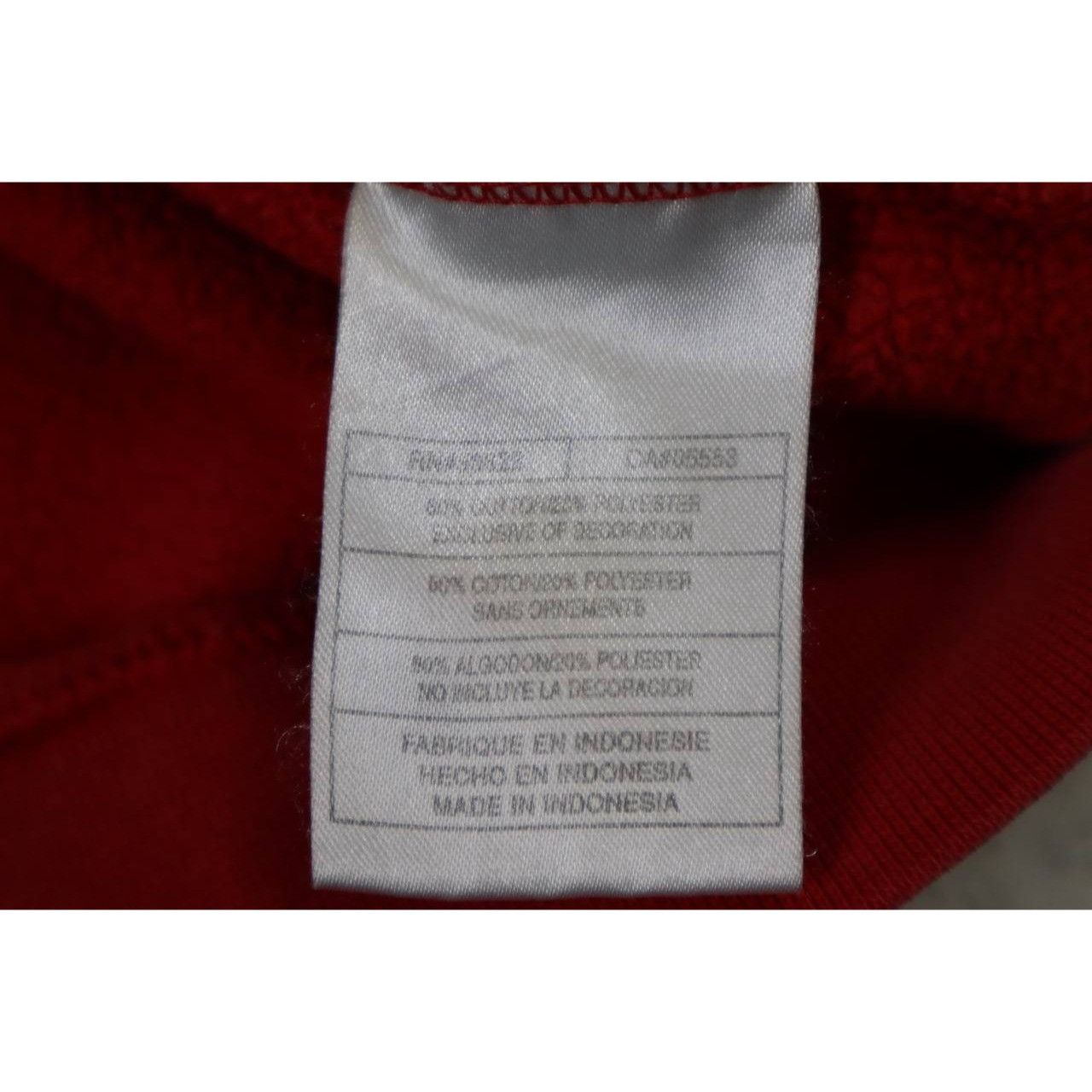 Nike 90s Vintage Nike Red Embroidered Swoosh Crewneck - Medium Size US M / EU 48-50 / 2 - 5 Thumbnail
