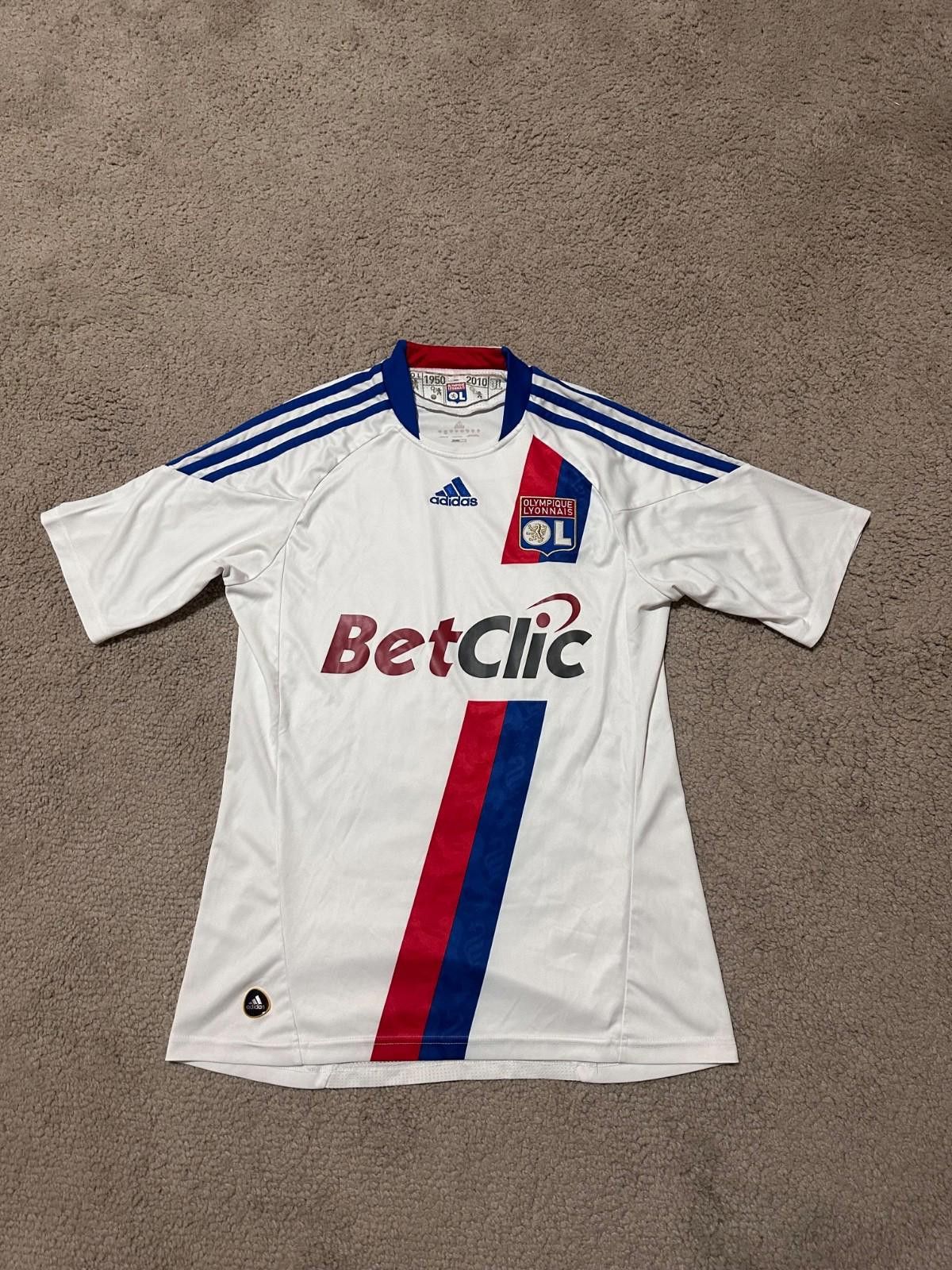 Adidas Olympique Lyonnais Lyon 2010/2011 Away Adidas Jersey Soccer Size US S / EU 44-46 / 1 - 1 Thumbnail