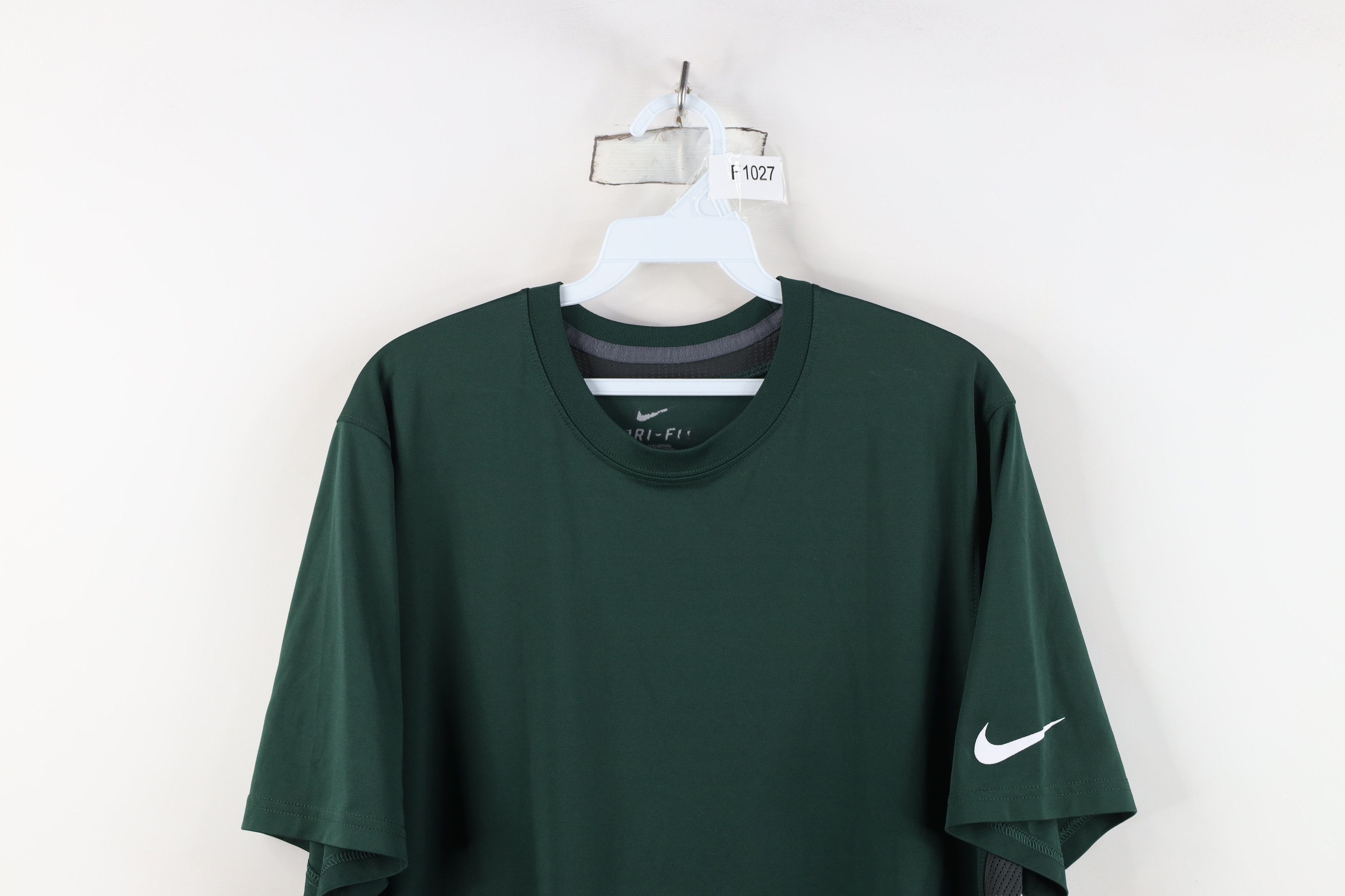 Nike Nike Michigan State University Short Sleeve T-Shirt Green Size US L / EU 52-54 / 3 - 2 Thumbnail
