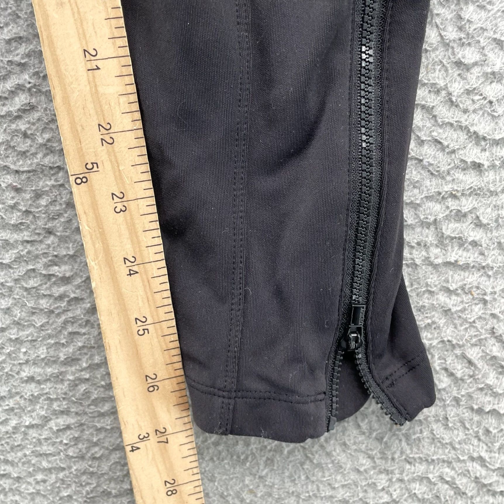 Athleta Athleta Leggings Women M Delancey Moto Tight Pilates Stretch Training Zipper Gym Size 32" / US 10 / IT 46 - 3 Thumbnail