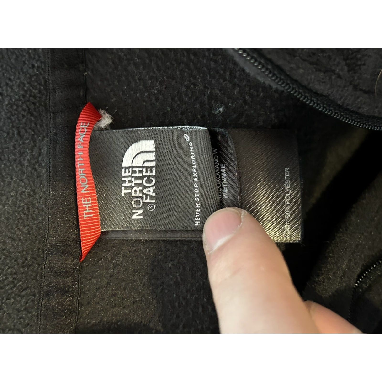 The North Face The North Face Womens Large Black Fleece 1/4 Zip Pullover Lightweight Regular Size L Pullover Women Size L / US 10 / IT 46 - 5 Thumbnail