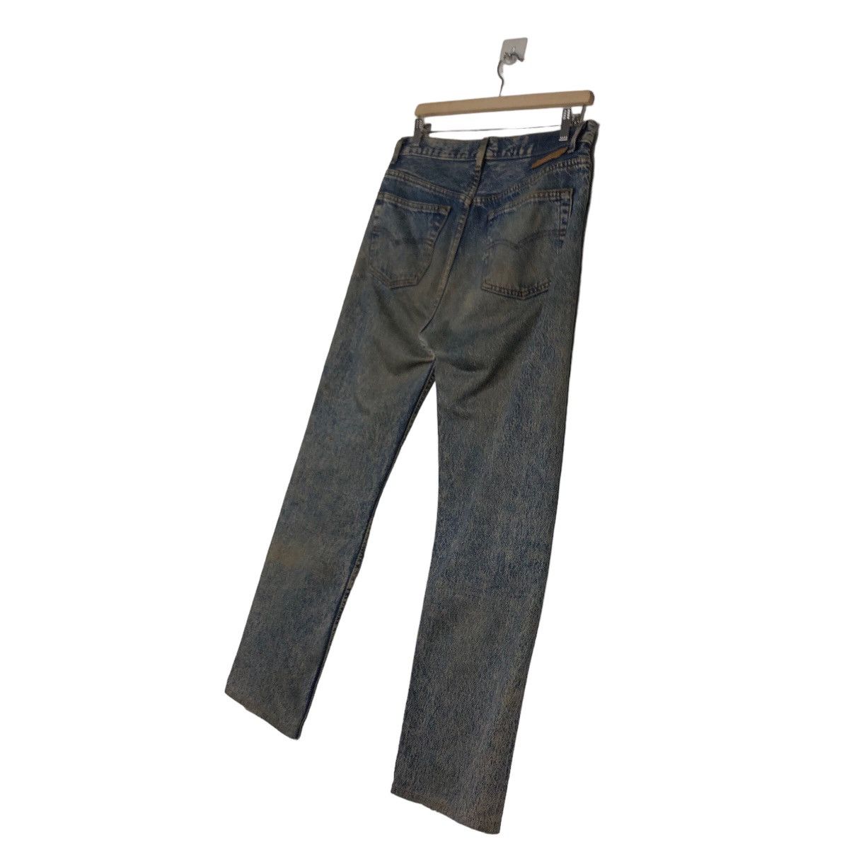 Levi's 🔥VINTAGE DENIM JEANS LEVI’S 501 DISTRESSED RUSTY DESIGN Size US 33 - 9 Thumbnail