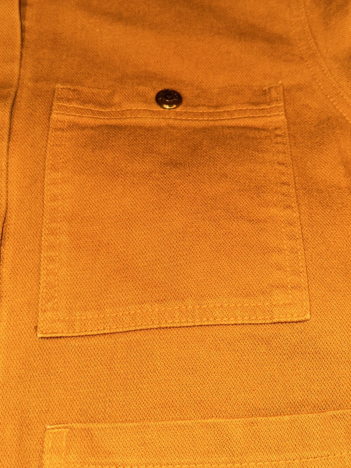 Big Bud Press Big Bud Press Spicy Mustard 14 Oz Denim Work Jacket Size P Size M / US 6-8 / IT 42-44 - 3 Thumbnail