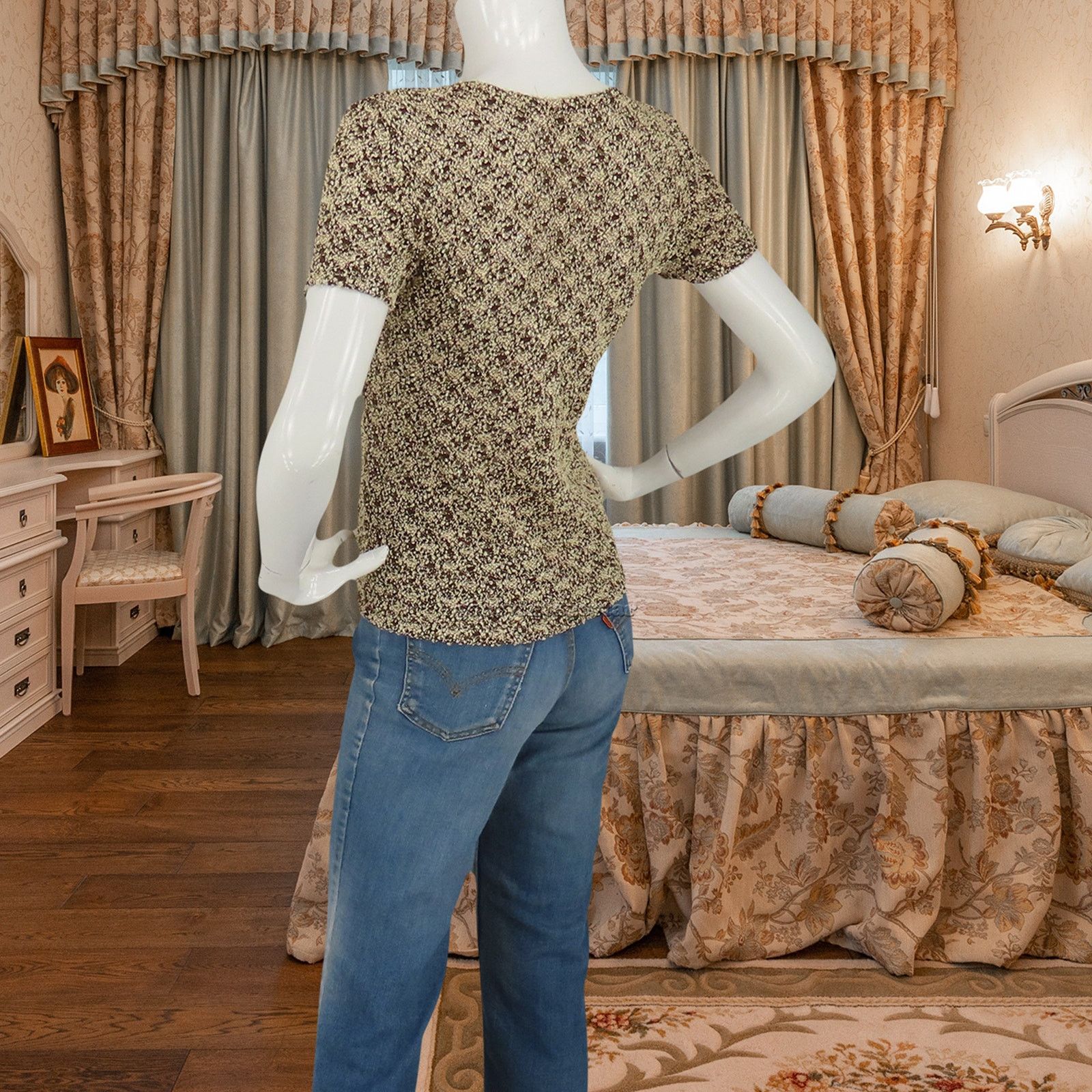 Other Nicola Vintage Sheer Top S Urban Chic Detail Trend Size S / US 4 / IT 40 - 3 Thumbnail