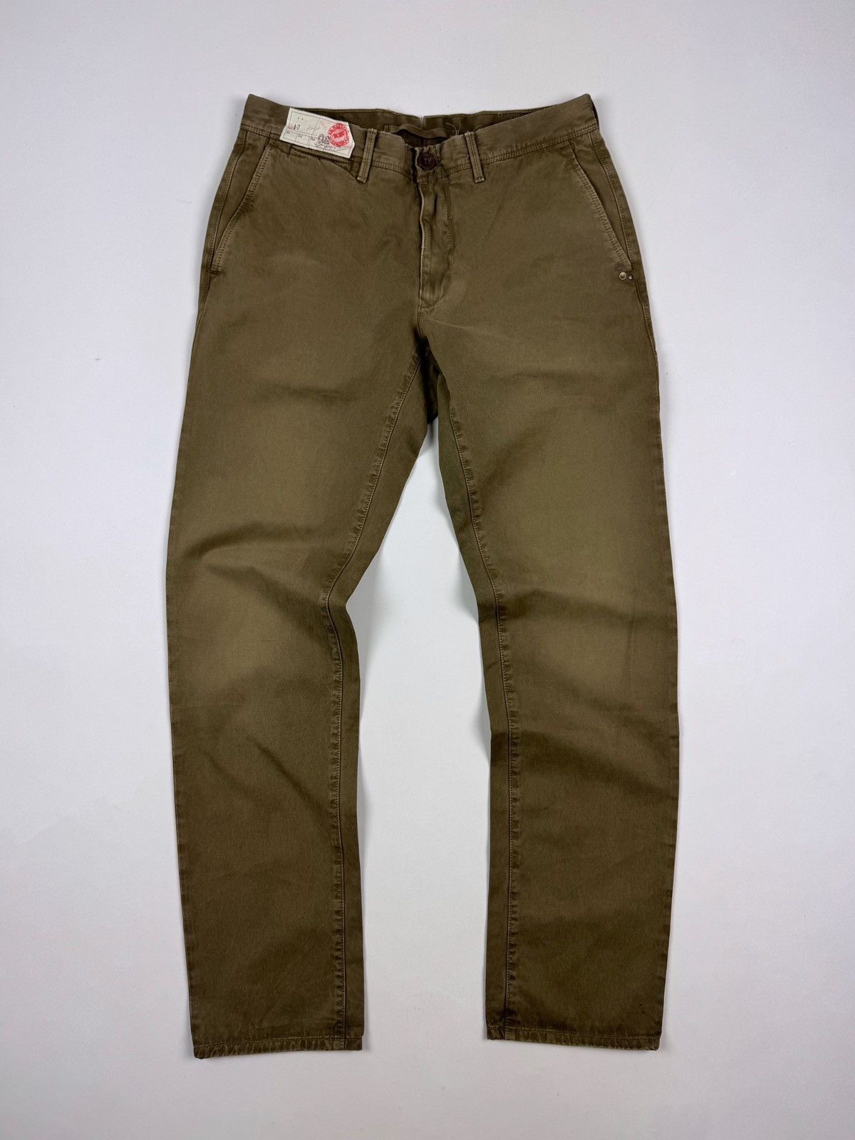 Incotex NWT Incotex Chino Olive Pants Size US 32 / EU 48 - 3 Thumbnail