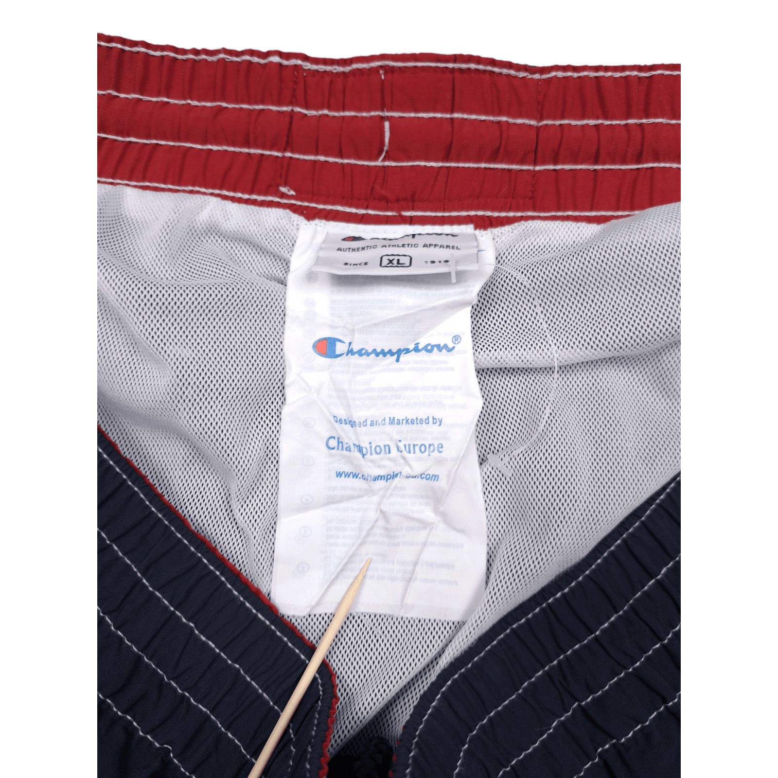 Champion × Vintage 💎 90's Vintage Champion Trunks Swimwear Shorts Logo Size US 33 - 7 Thumbnail