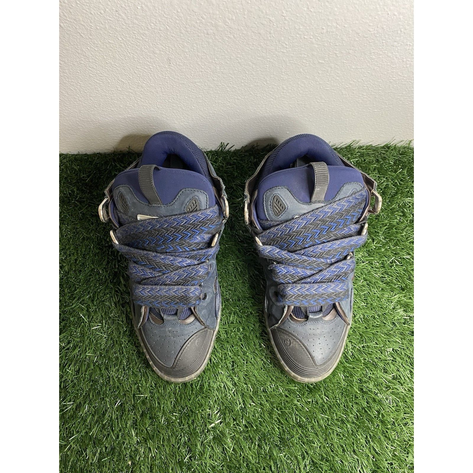 Lanvin Lanvin Curb Sneakers “ Navy Blue “ | Size 43 EU ( 10 US ) Size US 10 / EU 43 - 6 Thumbnail