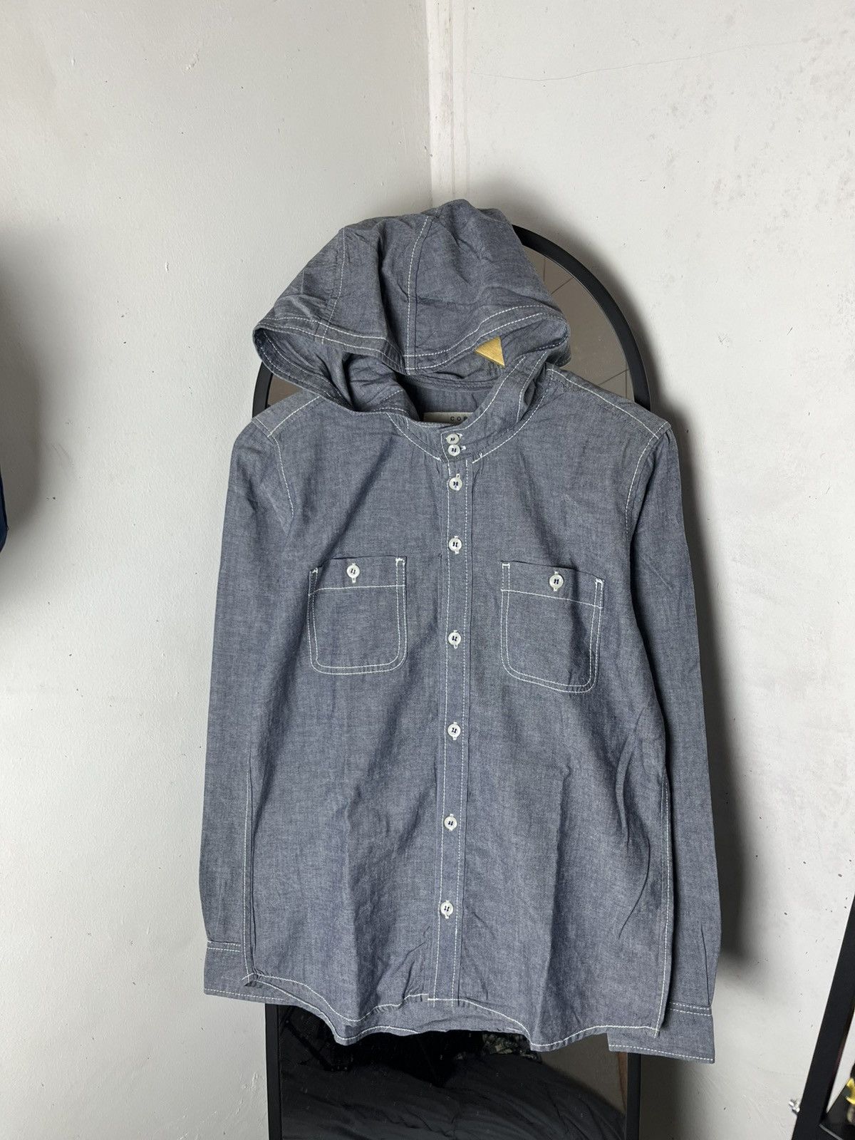Japanese Brand Delete today🔥coen double pocket button shirt hooded /cdg/ Size US M / EU 48-50 / 2 - 1 Thumbnail