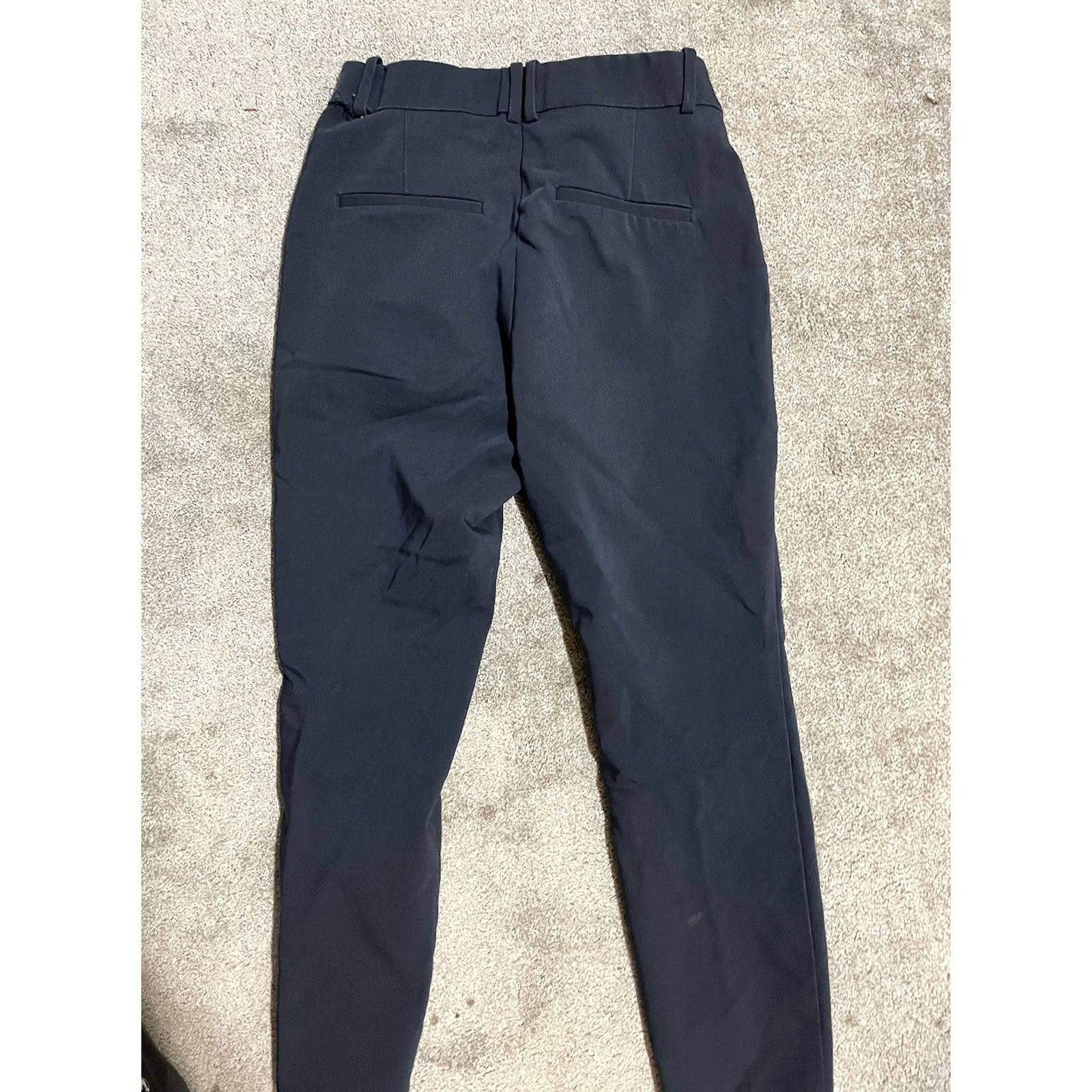 H&M H&M Womens Size 10 Navy Blue Pocket Design Chino Style Skinny Leg Pants Shirt Category: Pants Size 32" / US 10 / IT 46 - 3 Thumbnail