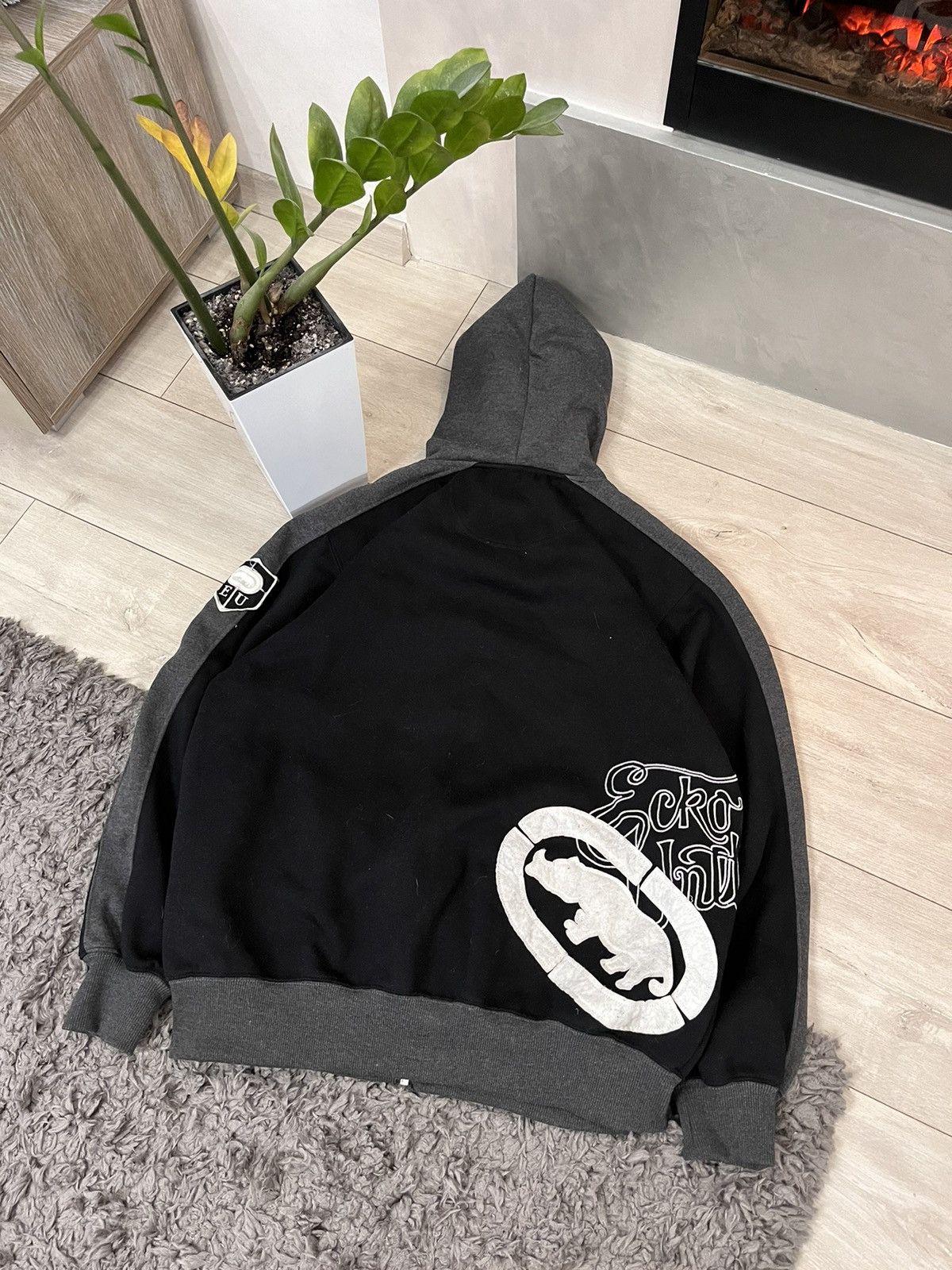 Ecko Unltd. 🔥CRAZY BOXY ECKO UNLTD FULL PRINTED ZIP UP HOODIE Y2K Size US M / EU 48-50 / 2 - 2 Thumbnail