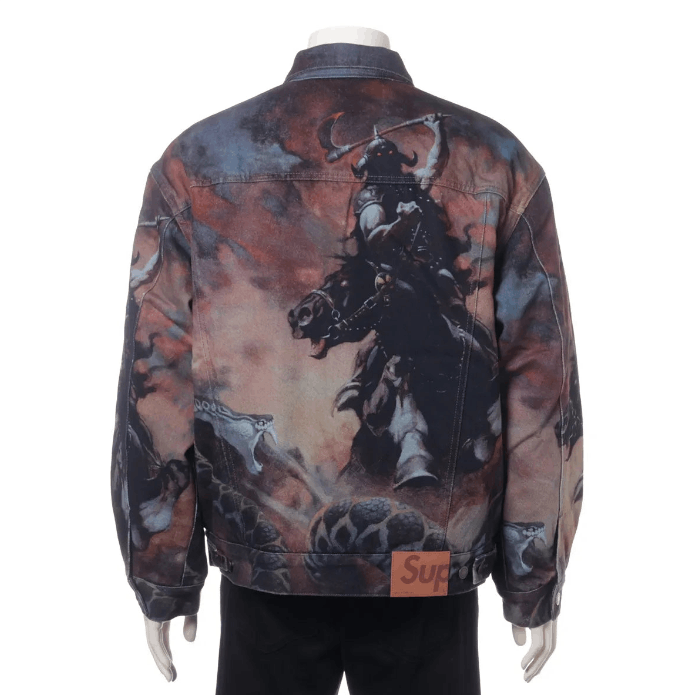Supreme x Frank Frazetta Cotton Denim Jacket