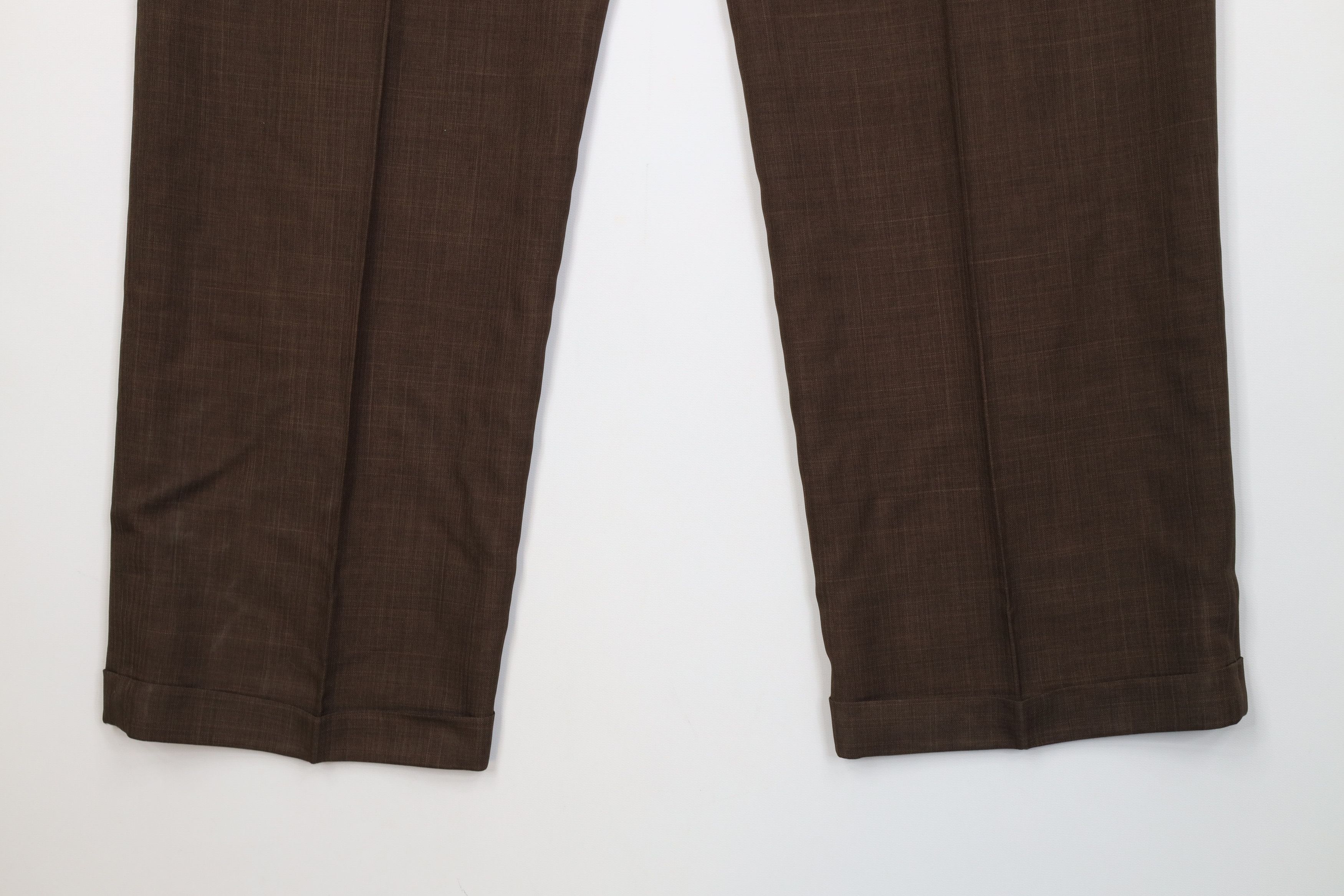 Vintage Vintage 90s Y2K Streetwear Knit Wide Leg Chino Pants Brown Size US 36 / EU 52 - 12 Thumbnail