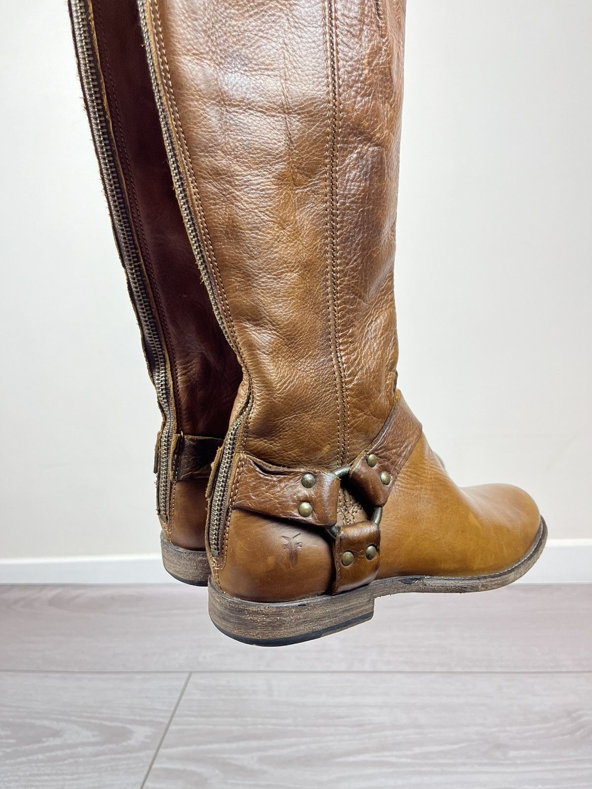 Frye Frye USA Melissa Brown Leather High Womens Boots Size US 7 / IT 37 - 6 Thumbnail