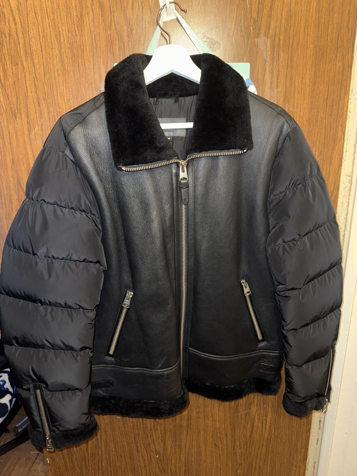 Mackage Mackage Black Down Sheepskin Ervin Jacket Size US L / EU 52-54 / 3 - 1 Thumbnail