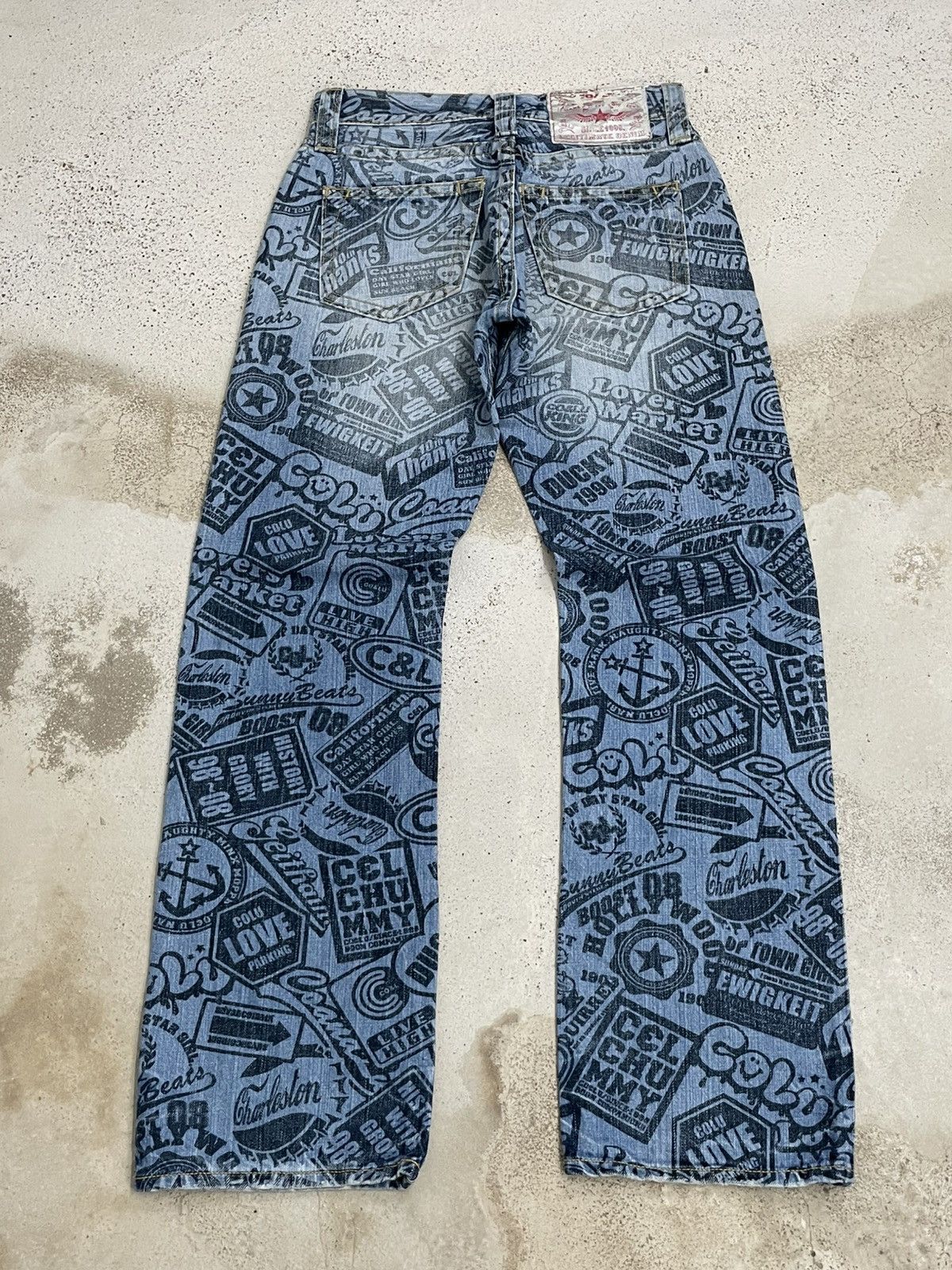 Hysteric Glamour Co Lu Full Printed Denim Hysteric Japanese Fashion Denim Size US 26 / EU 42 - 12 Thumbnail