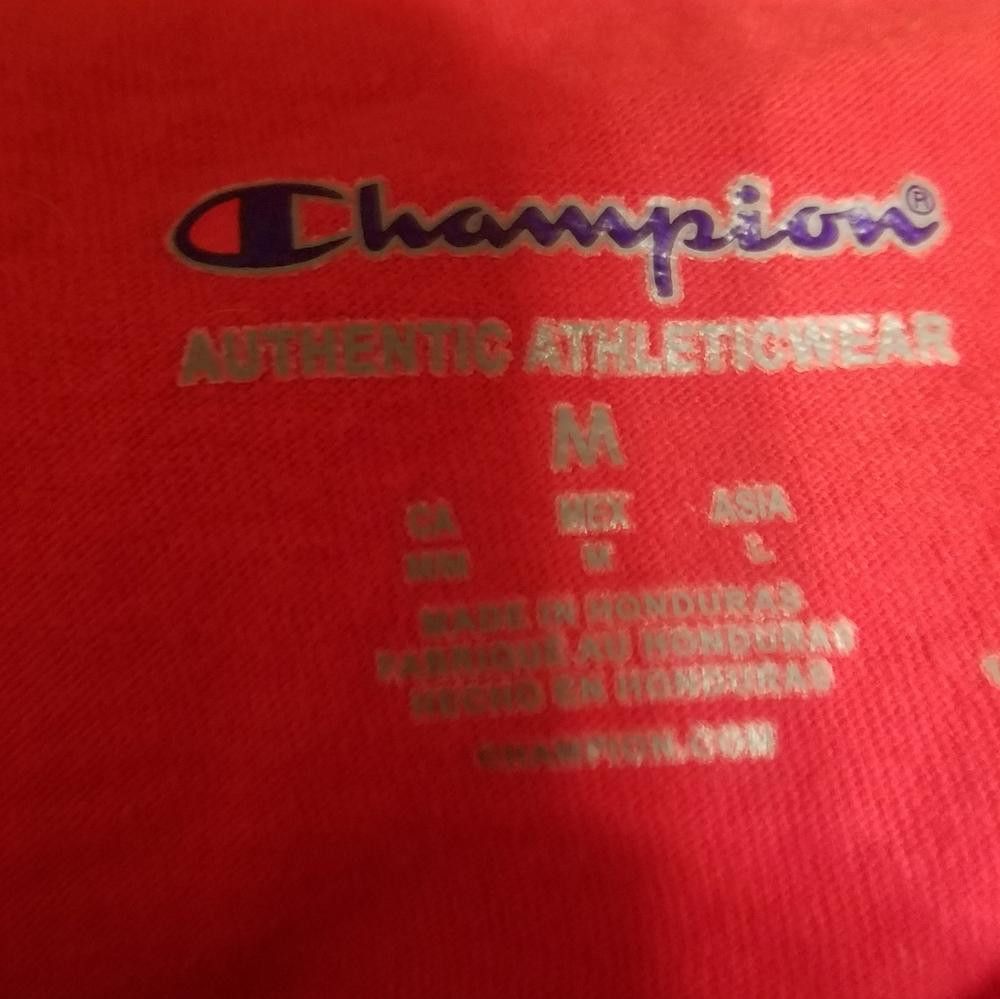 Champion Champion Red Men's Long Sleeve Shirt Size Medium Size US M / EU 48-50 / 2 - 3 Thumbnail