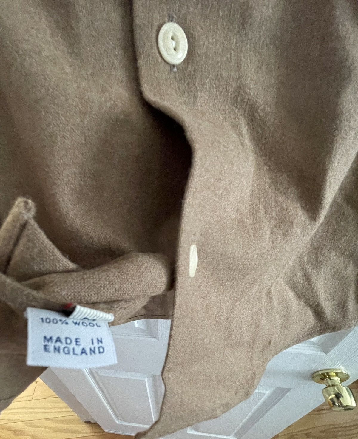 Aime Leon Dore × Drake's ALD x Drake’s - Wool Two Pocket Work Shirt: Caramel Size US M / EU 48-50 / 2 - 11 Thumbnail