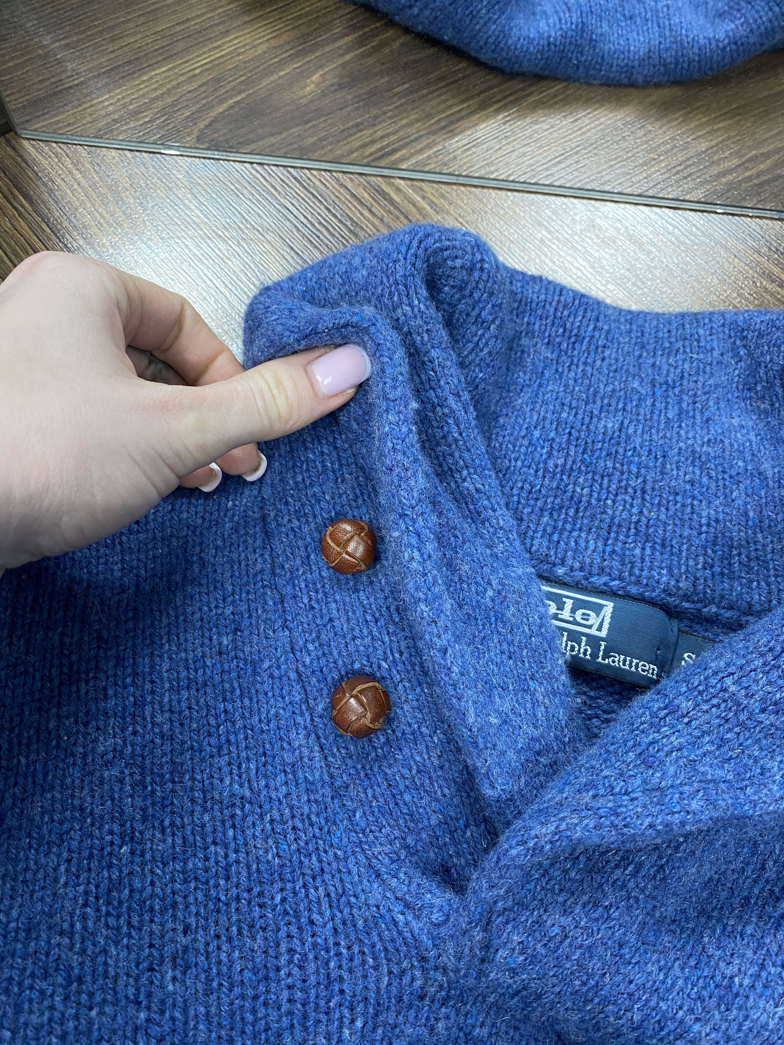 Polo Ralph Lauren × Ralph Lauren Polo Ralph Lauren vintage merino wool knit sweater cardigan Size US S / EU 44-46 / 1 - 3 Thumbnail
