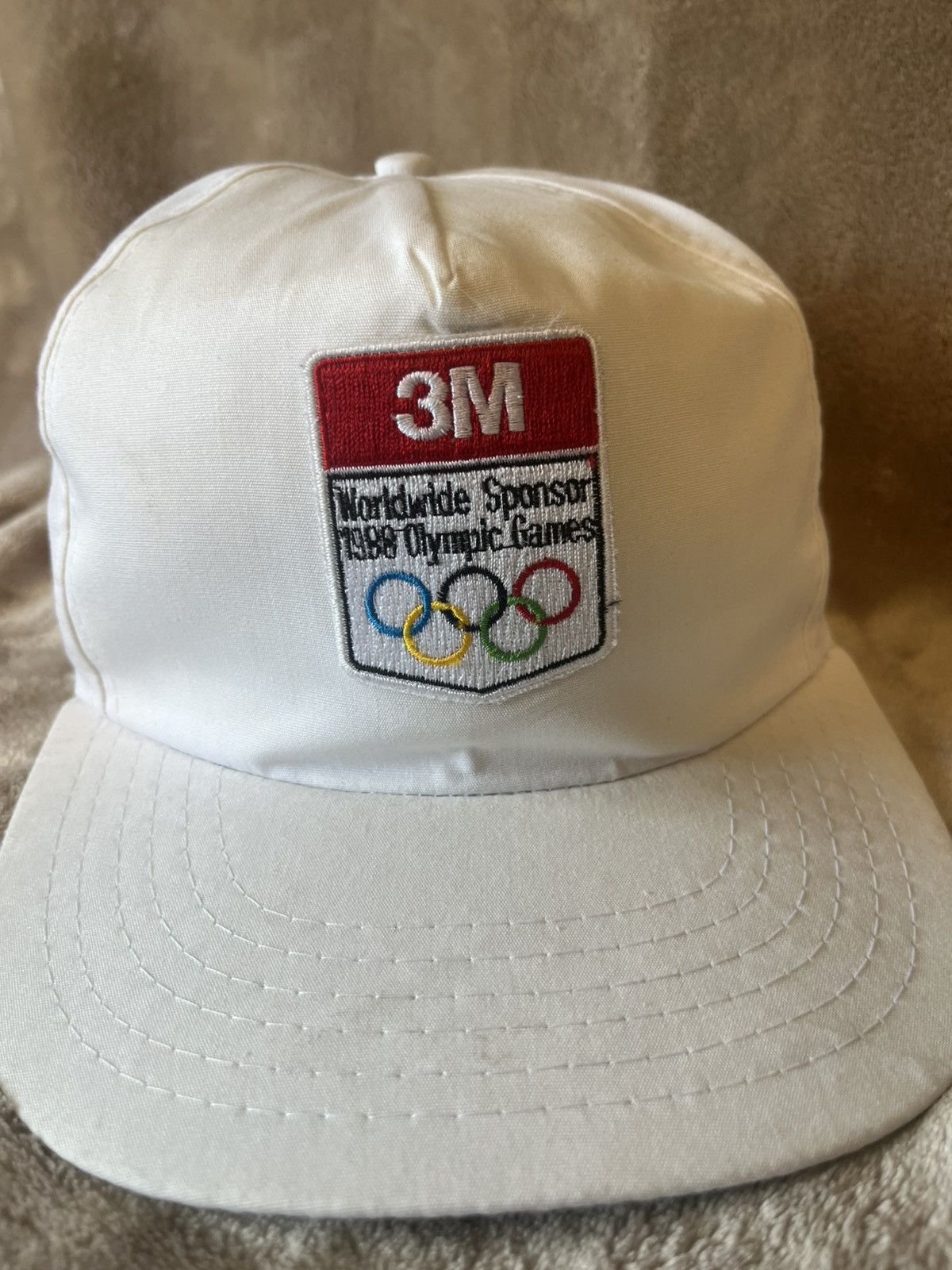 USA Olympics Vintage 1988 3M Sponsor of the 1988 Olympics SnapBack hat Size ONE SIZE - 2 Thumbnail