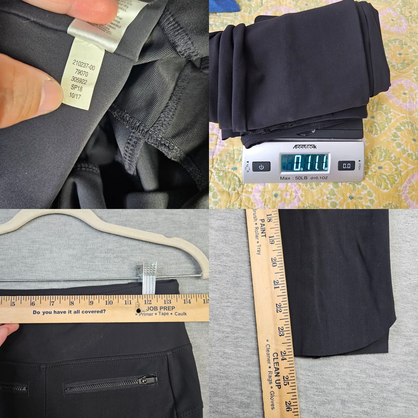 Athleta Athleta Leggings Women's Size S Black Cropped Pockets Pull On Knit Spandex Skinny Activewear Casual Sports Athleisure 90s? Size 28" / US 6 / IT 42 - 8 Thumbnail