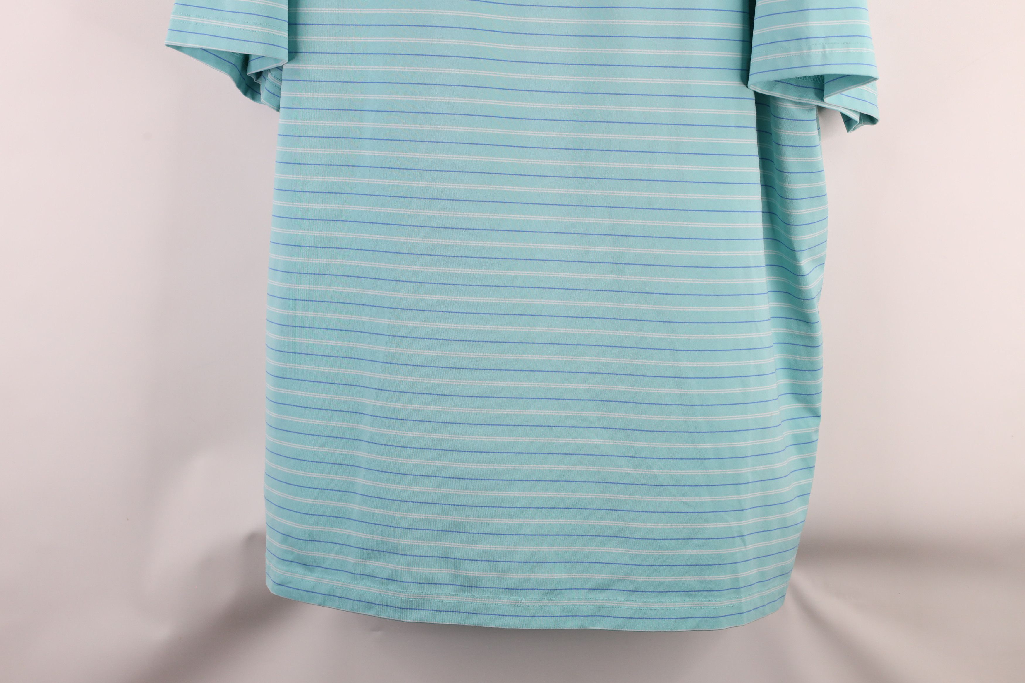 Vineyard Vines × Vintage Vineyard Vines Logo Performance Knit Striped Golf Polo Shirt Size US XXL / EU 58 / 5 - 3 Thumbnail