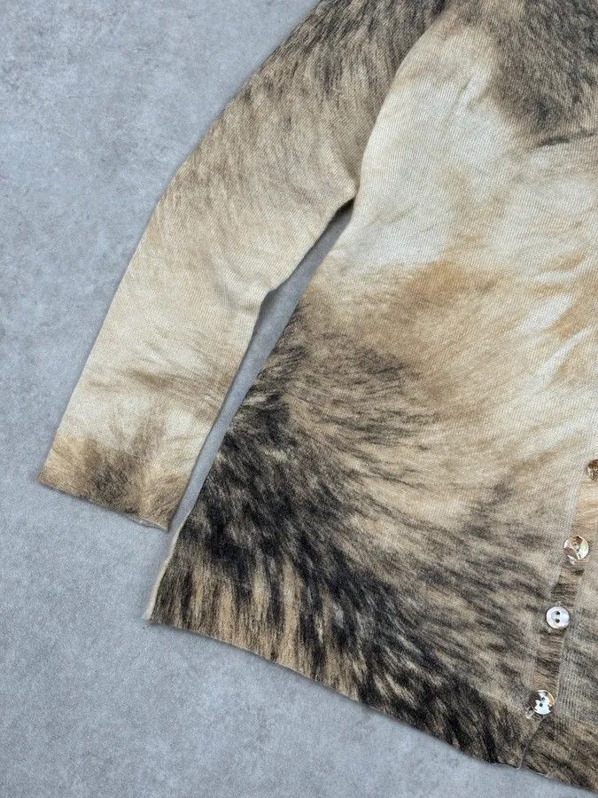 Roberto Cavalli FW1999 Roberto Cavalli Beige Cashmere Fur Effect Cardigan Size S / US 4 / IT 40 - 9 Thumbnail