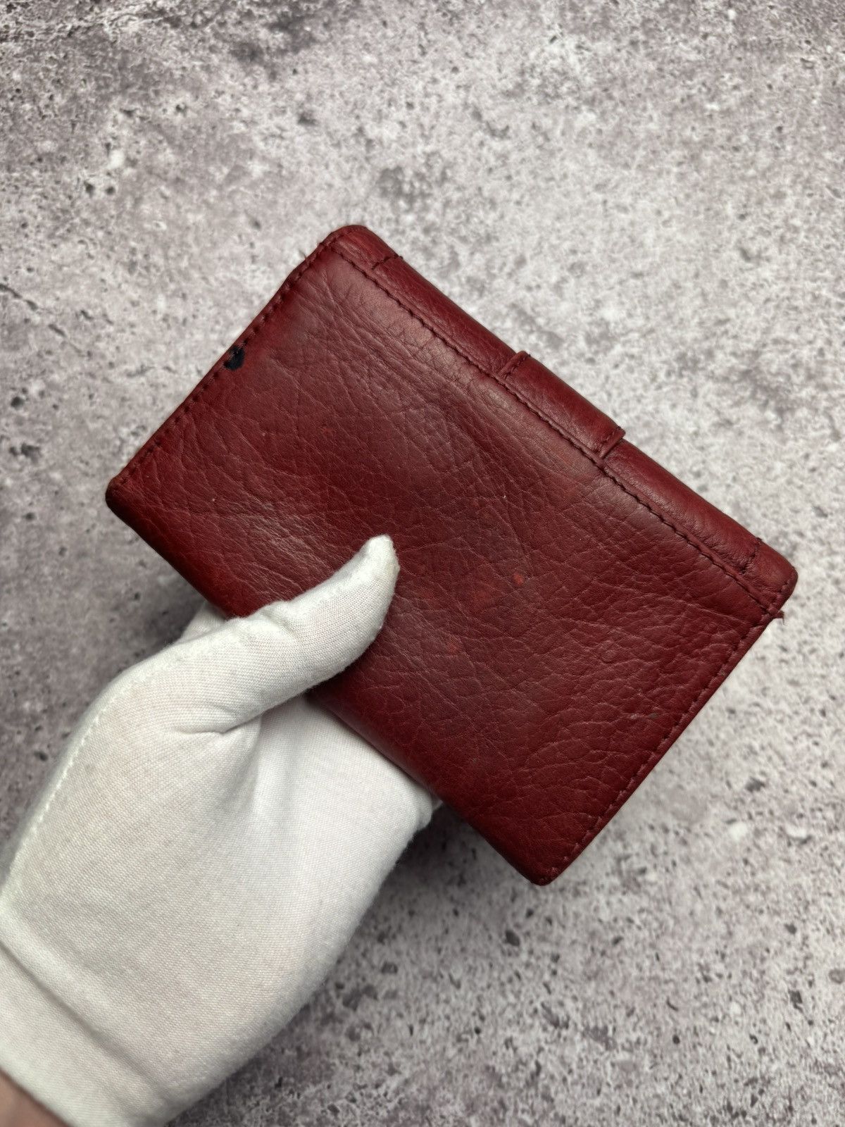 Hysteric Glamour × Vintage Max Mara Wallet Red Leather Vintage Size ONE SIZE - 8 Thumbnail
