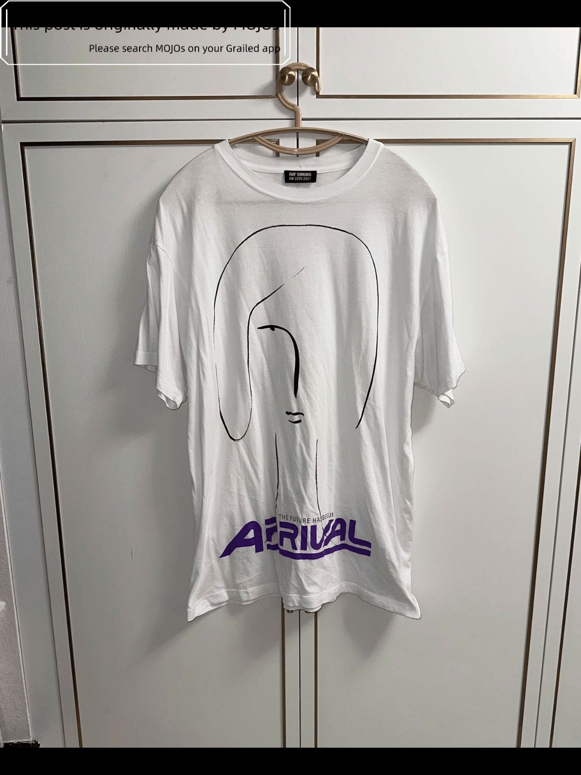 Raf Simons Raf Simons 21AW Oversized Apriual Drawing Tee Size US XS / EU 42 / 0 - 1 Thumbnail