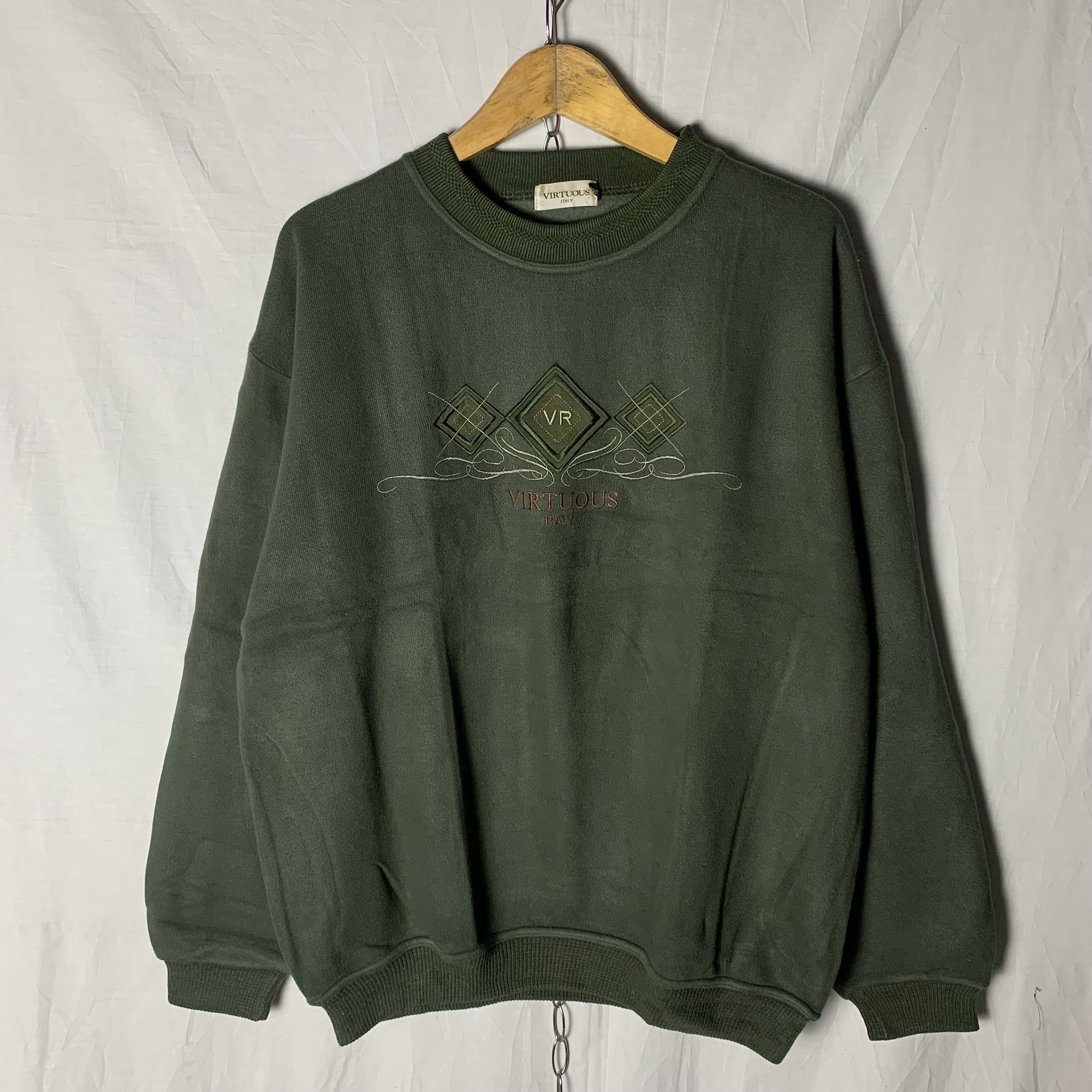 Vintage Vintage Virtuous Italy Classic Sweatshirt Creneck Size US L / EU 52-54 / 3 - 1 Thumbnail