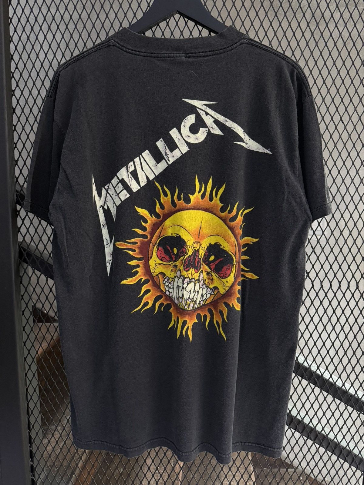 Band Tees Vintage 1994 Metallica Pushead Fire Size US L / EU 52-54 / 3 - 4 Thumbnail